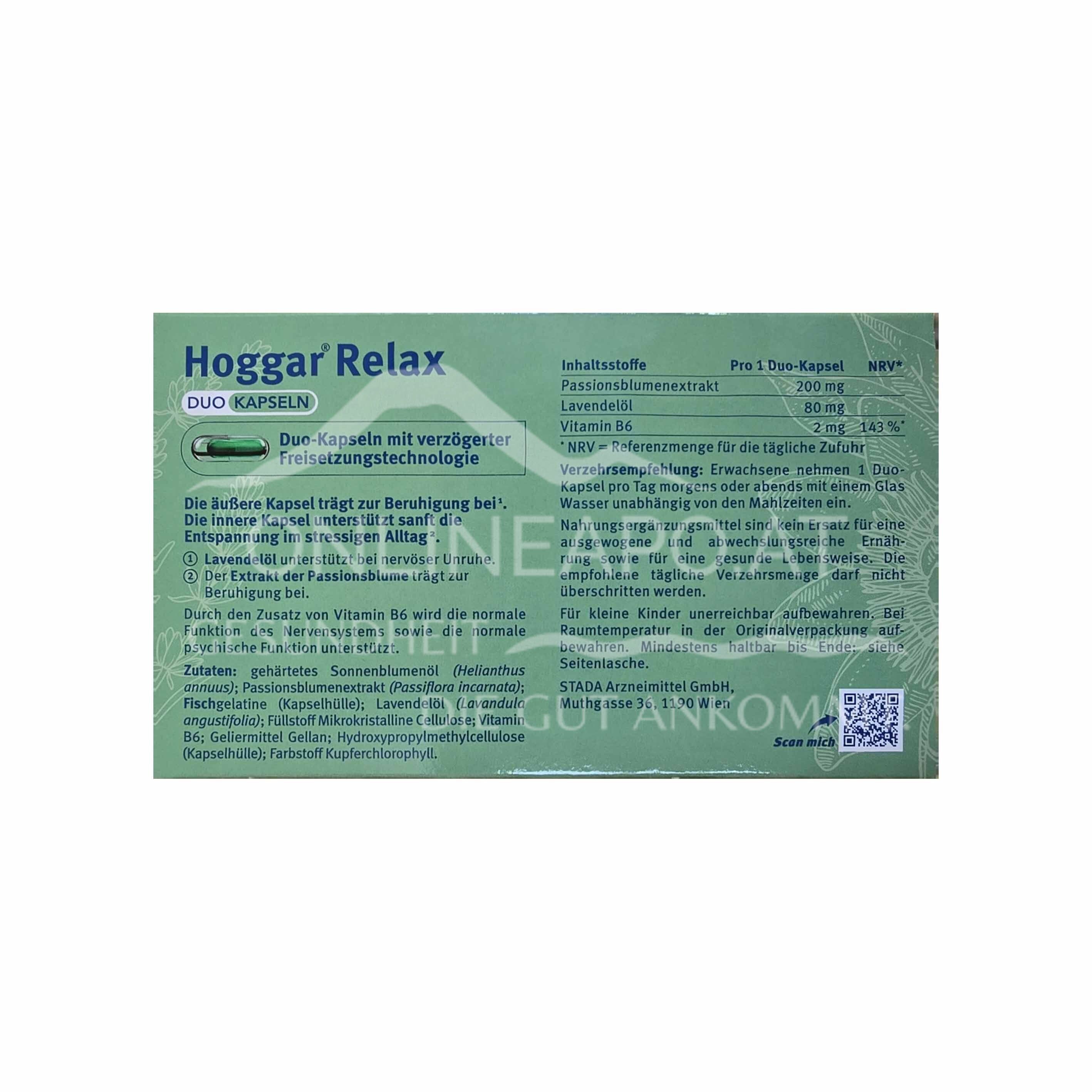 Hoggar® Relax Duo Kapseln