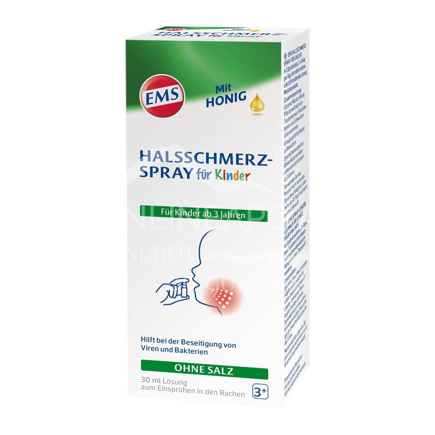 Emser® Halsschmerz-Spray für Kinder mit Honig