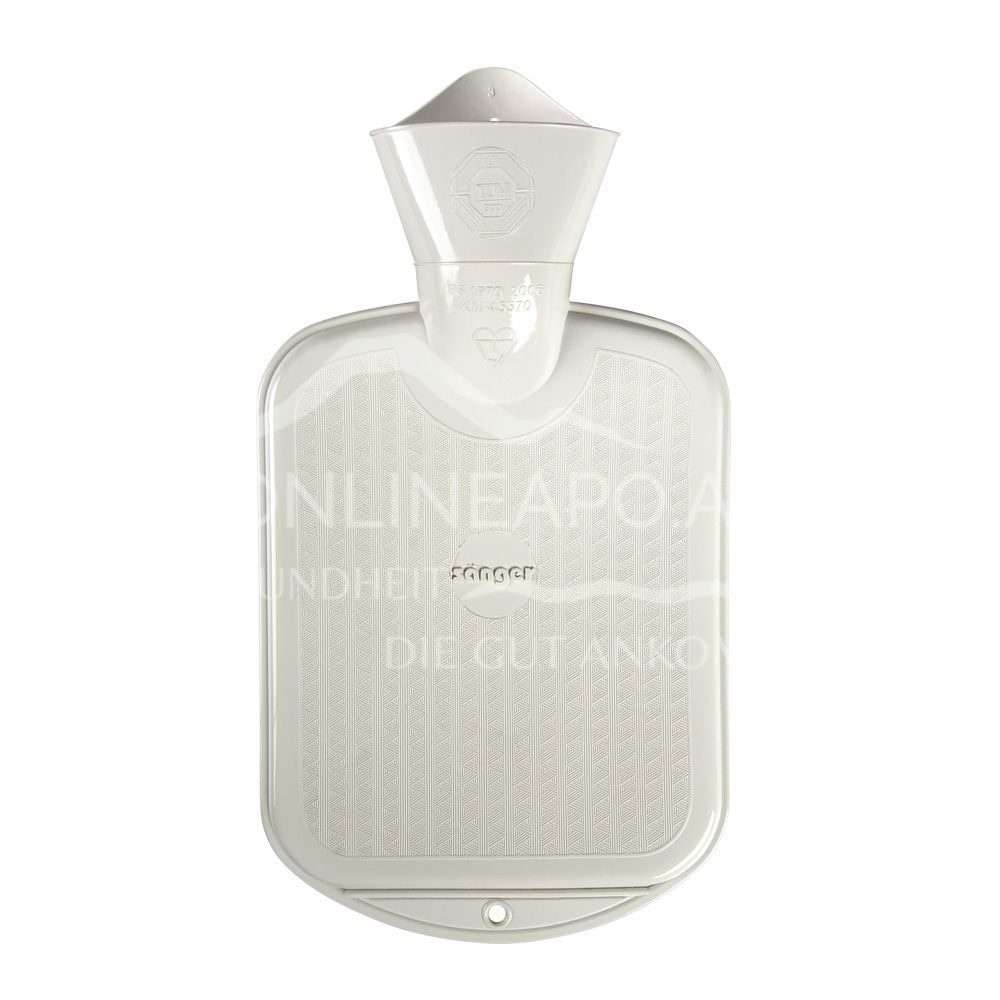 Singer children's hot water bottle without cover white - 0,8L