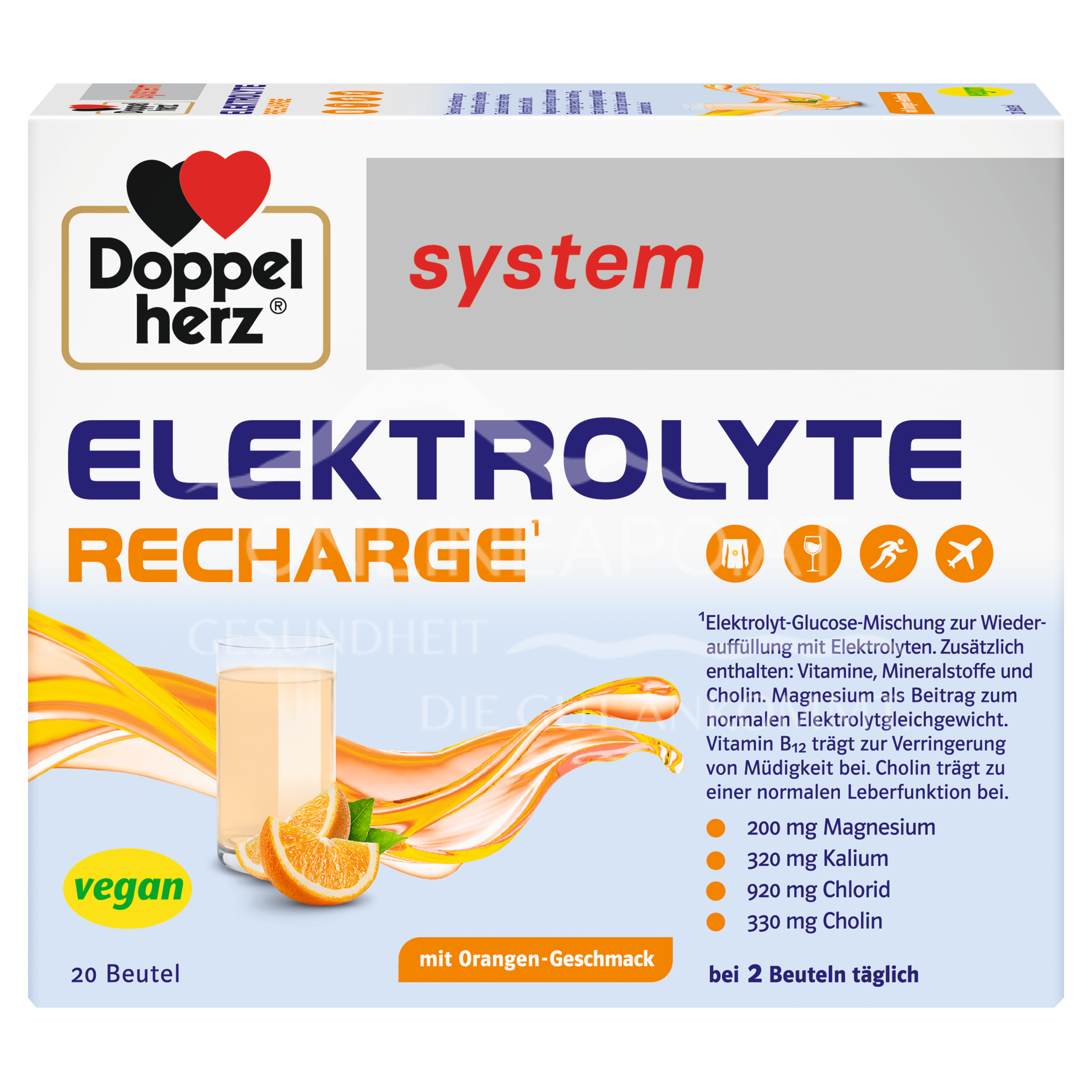 Doppelherz system Elektrolyte Recharge Beutel