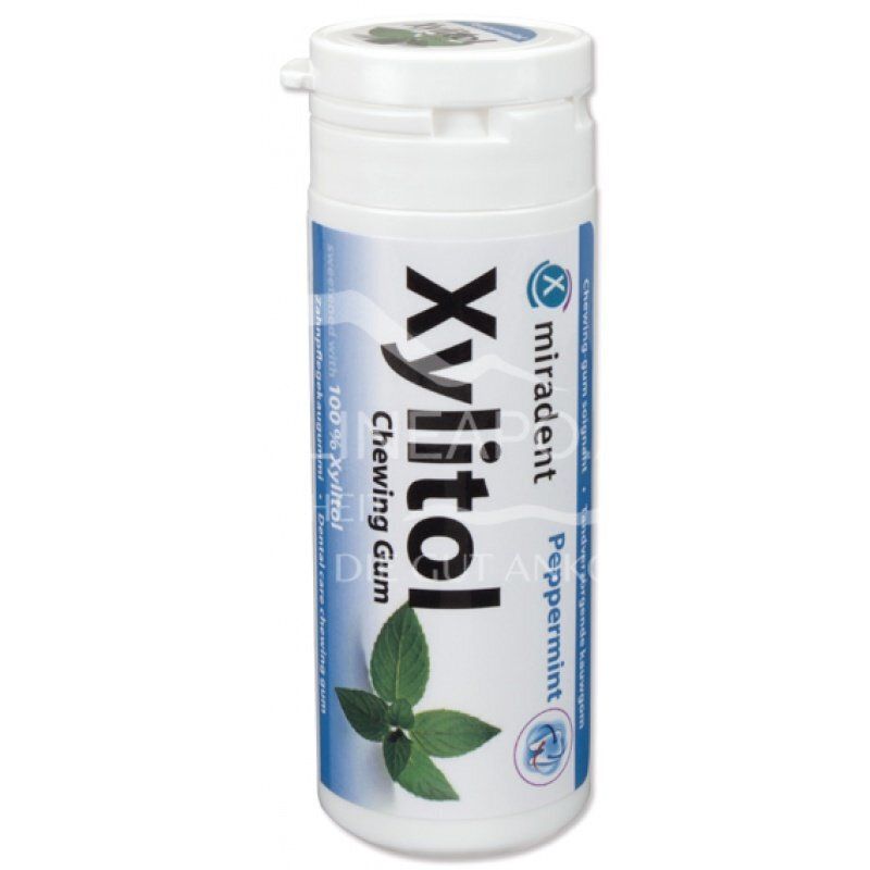miradent Xylitol Chewing Gum Pfefferminze