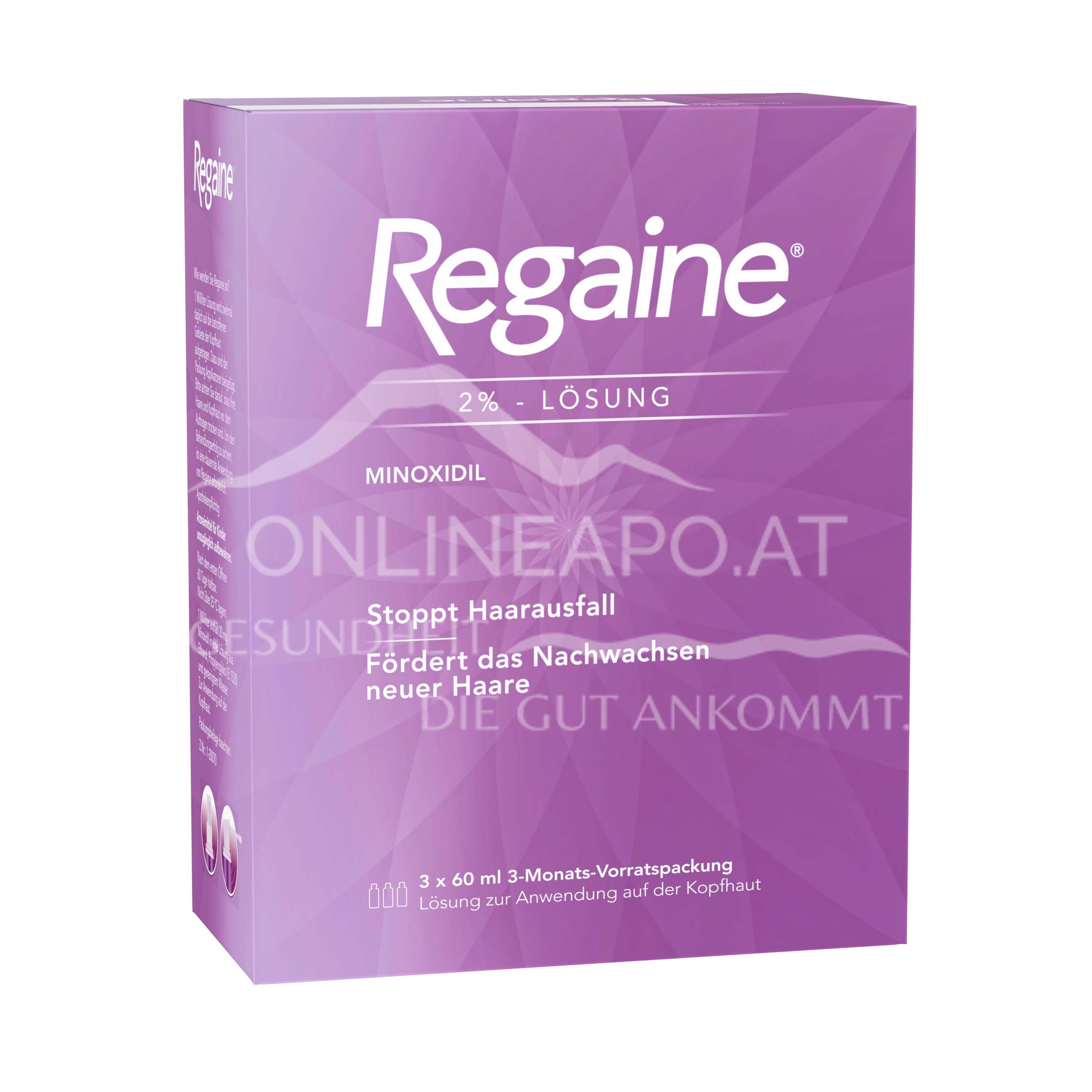 REGAINE® for Women 2% solution 3 x 60 ml