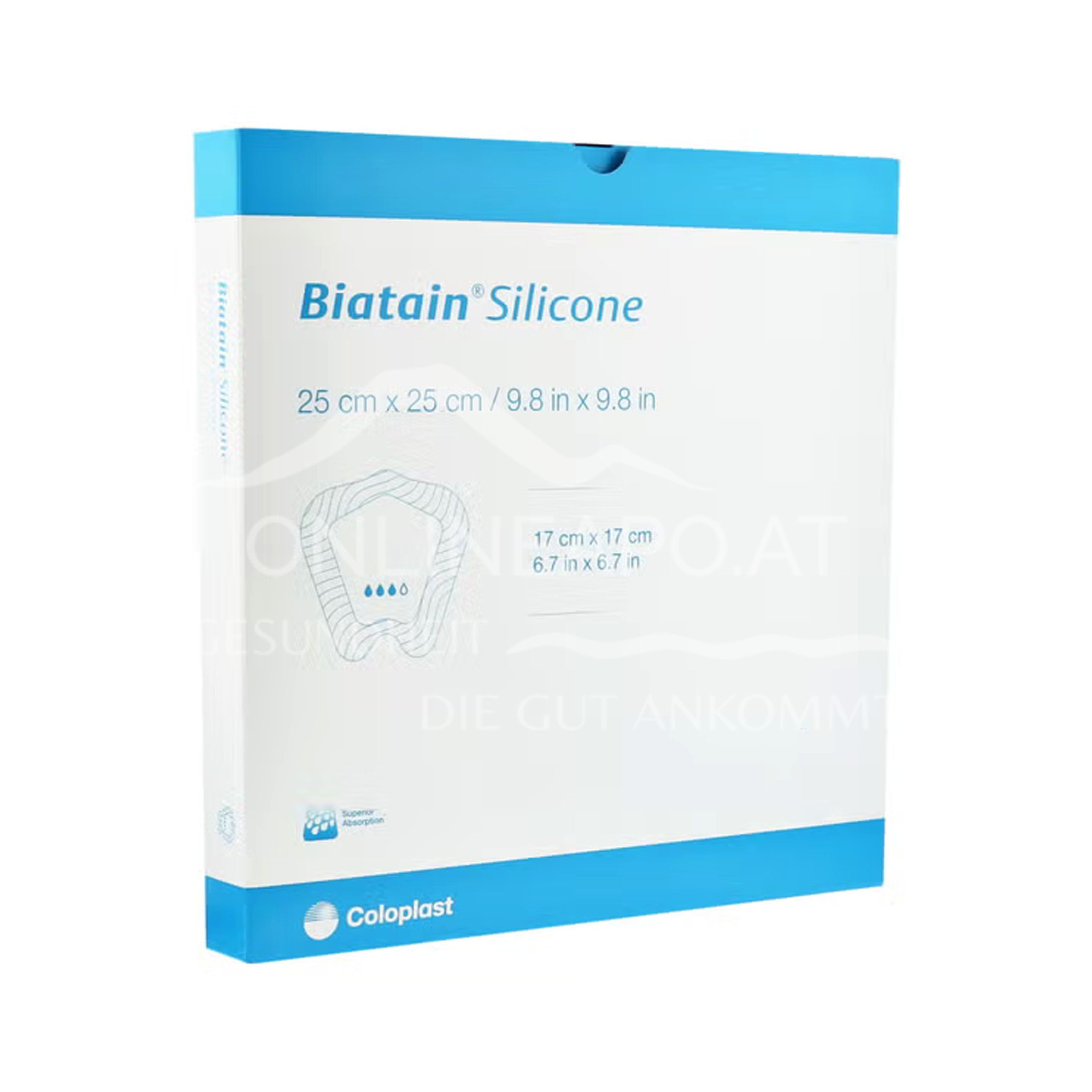 Biatain® Silicone Sakrum Schaumverband steril, 25 x 25 cm