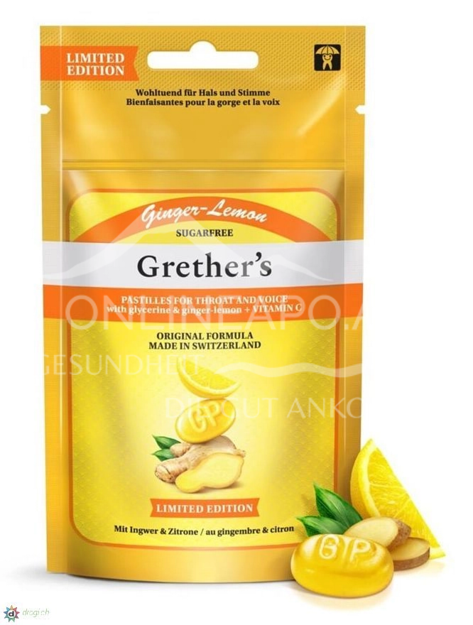 Grether’s Ginger Lemon Weichpastillen