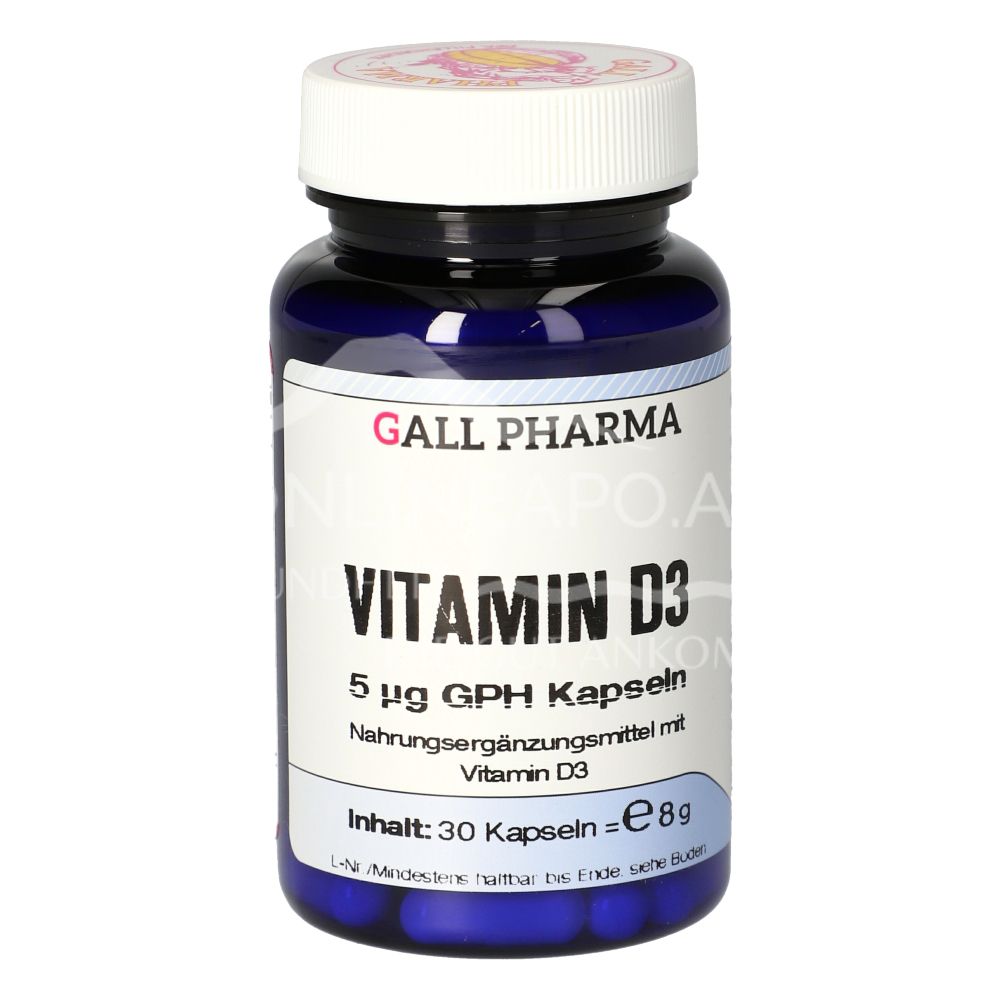 Gall Pharma Vitamin D3 5 mcg Kapseln