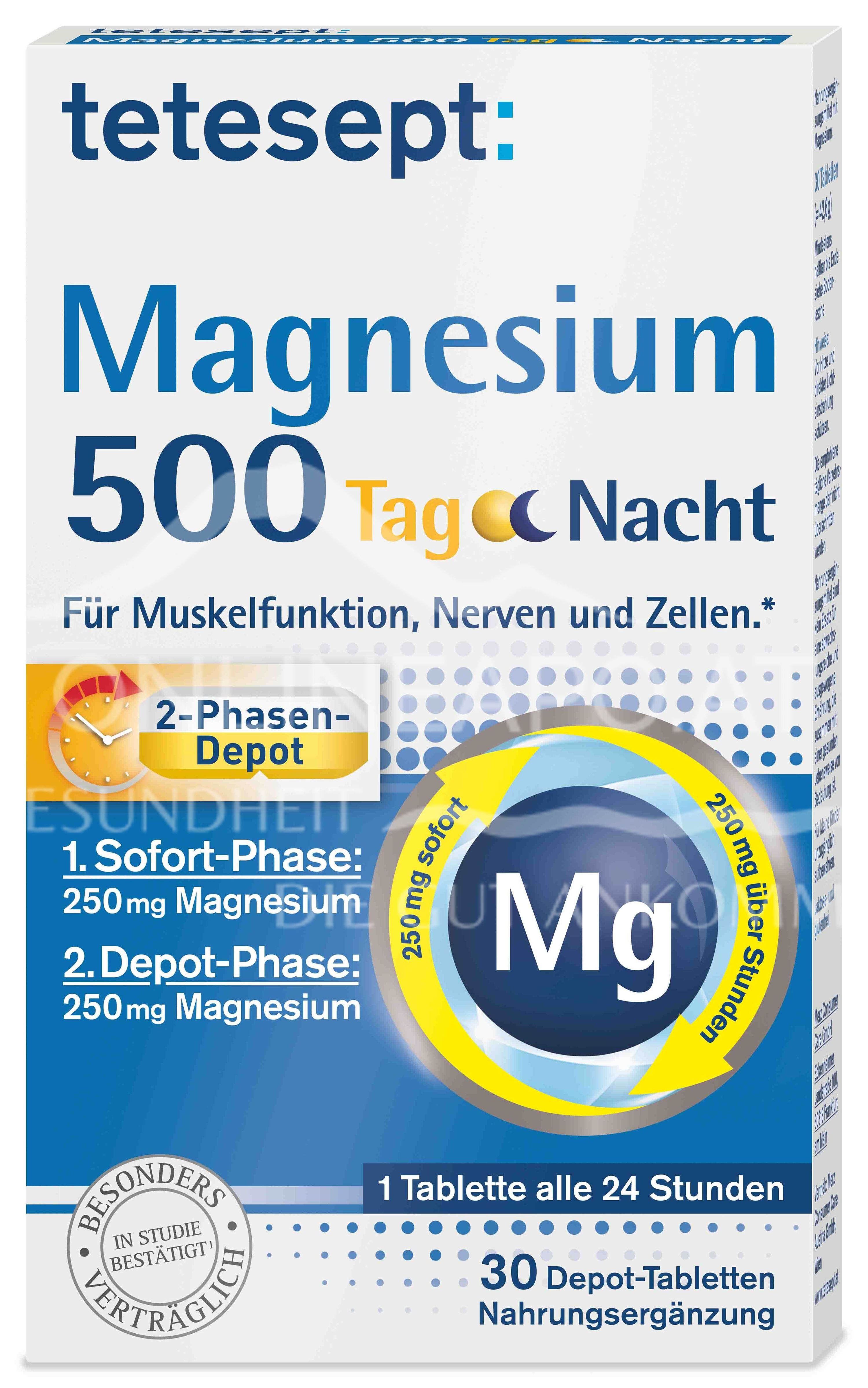 tetesept Magnesium 500 Tag Nacht Tabletten