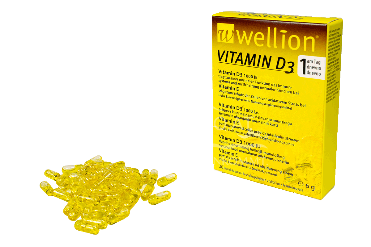 Wellion Vitamin D3 Liquid Kapseln