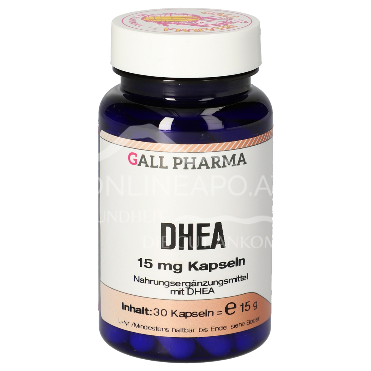 Gall Pharma DHEA 15 mg capsules