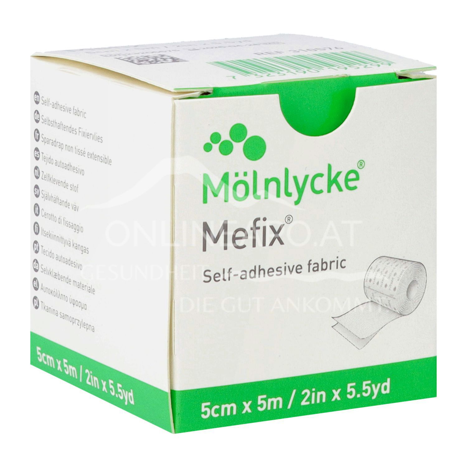 Mefix® selbsthaftendes Fixiervlies Rolle 5 cm x 5 m