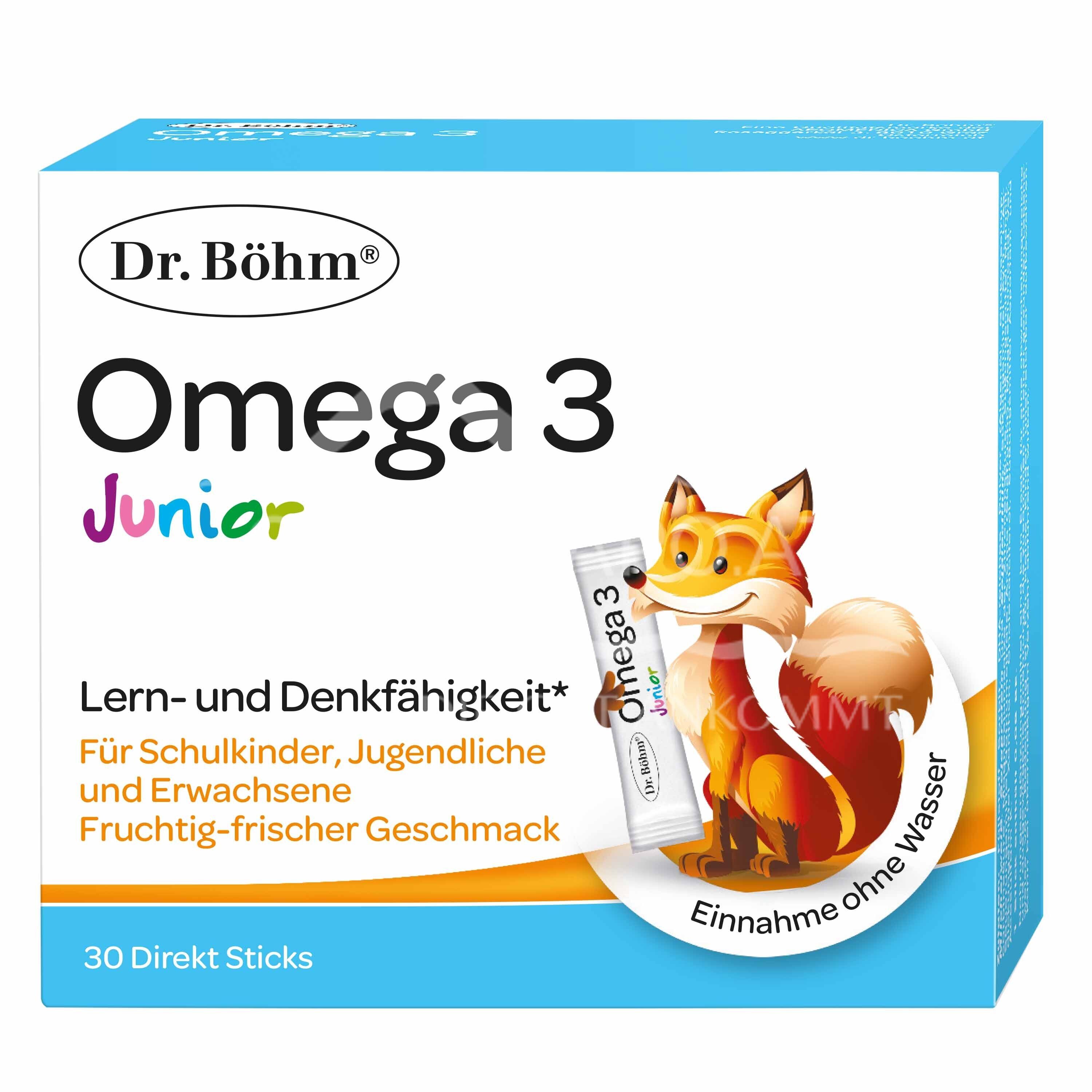 Dr. Böhm® Junior Omega 3 Direkt Sticks
