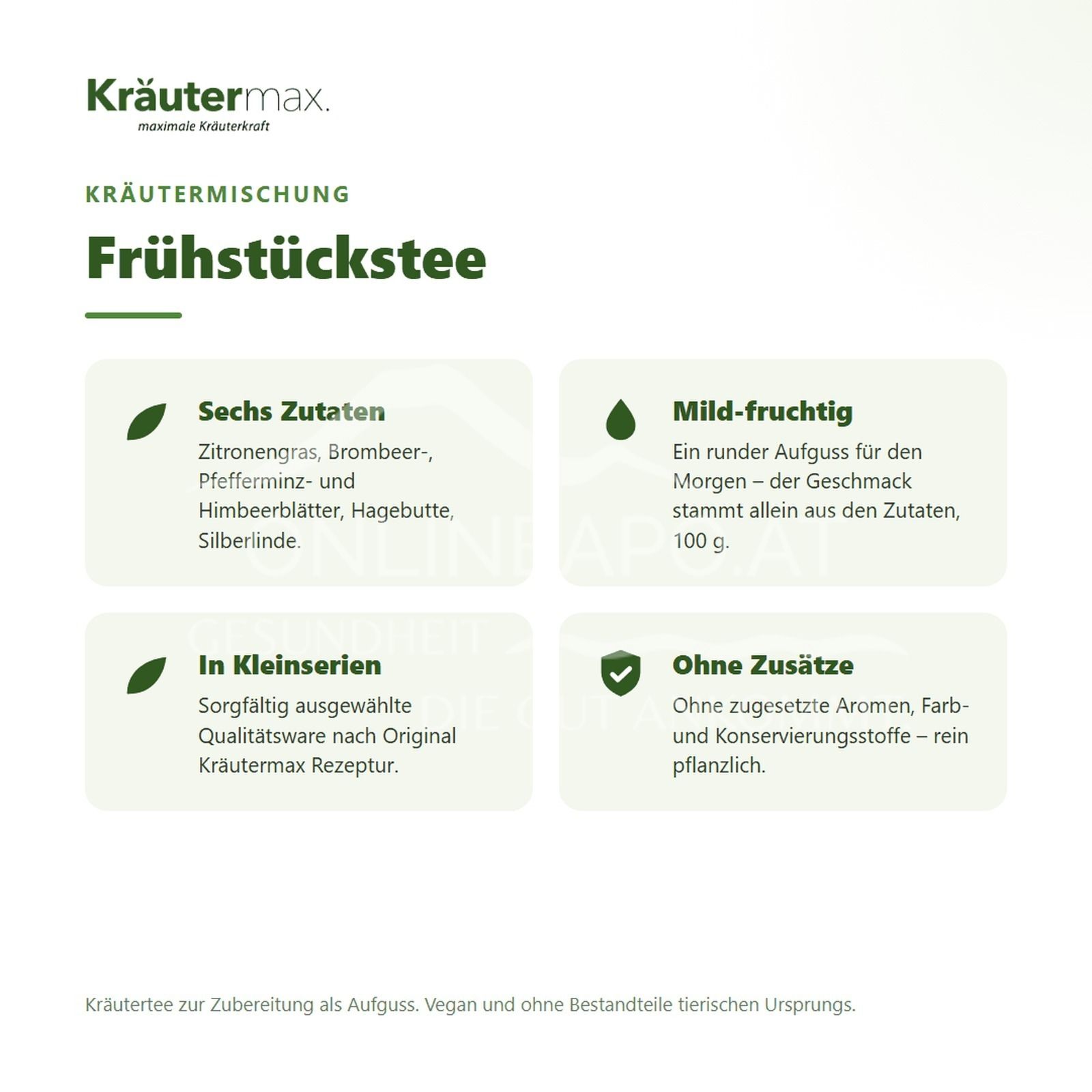 Kräutermax Frühstückstee