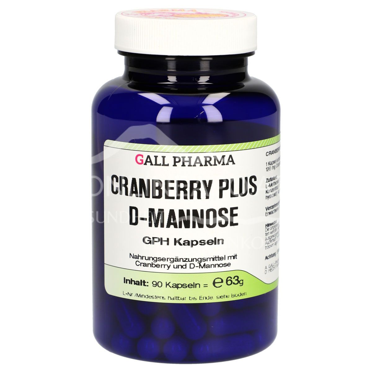 Gall Pharma Cranberry Plus D-Mannose Capsules
