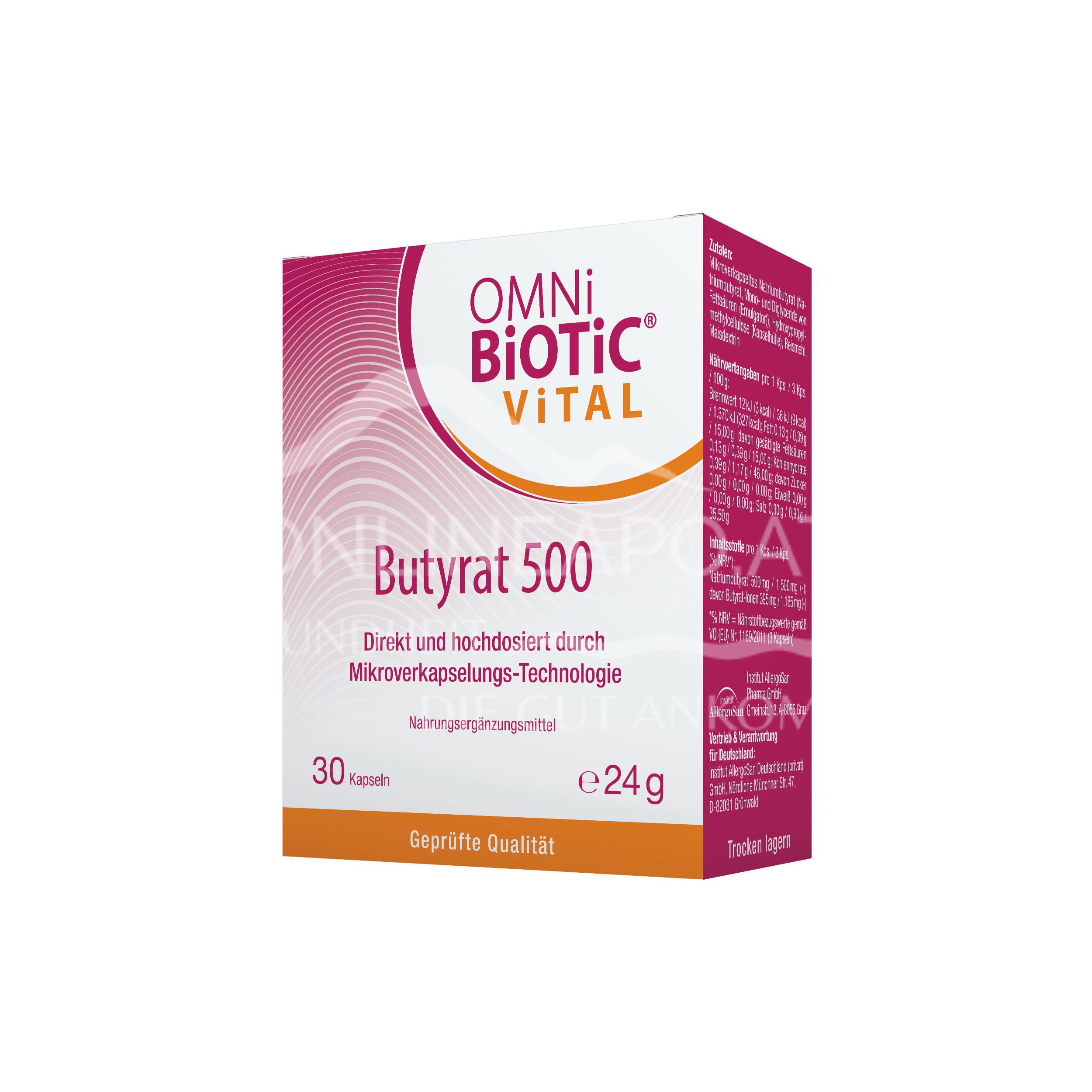 OMNi-BiOTiC® ViTAL Butyrate 500 capsules