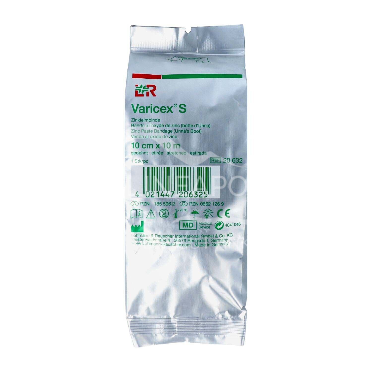 Varicex® S zinc paste bandage 10 cm x 10 m