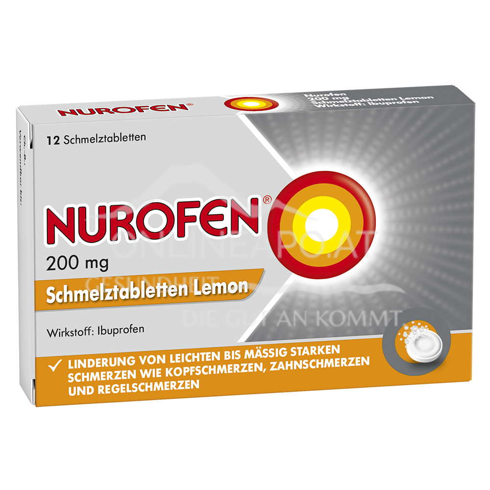 Nurofen® Schmelztabletten Lemon 200 mg