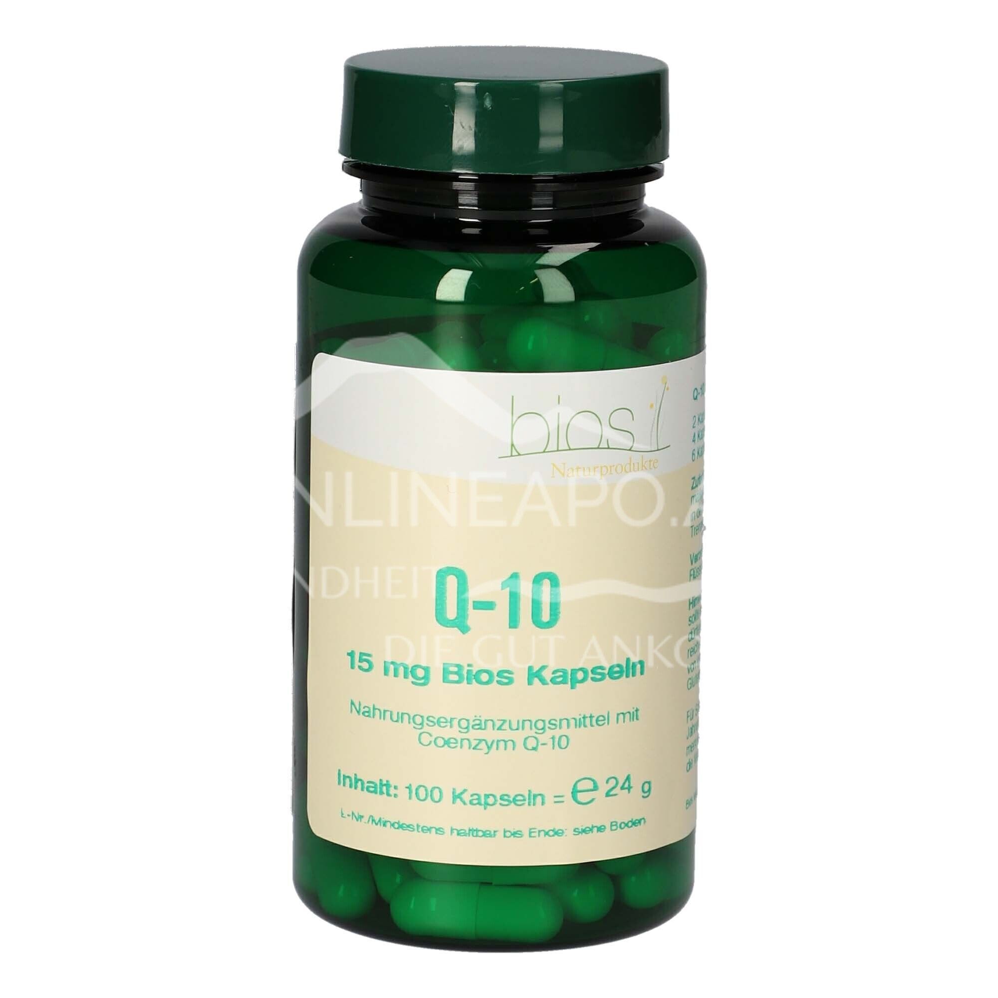 Bios Q-10 15 mg capsules