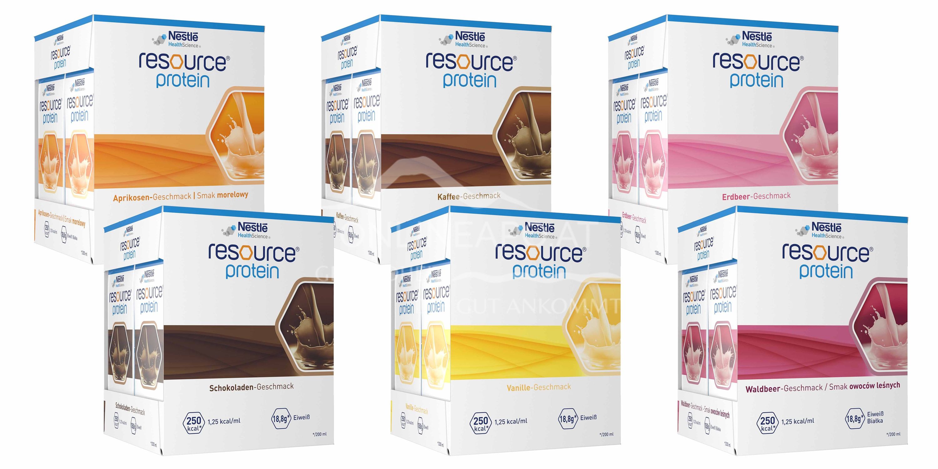 Resource® Protein mixed carton 24 x 200 ml