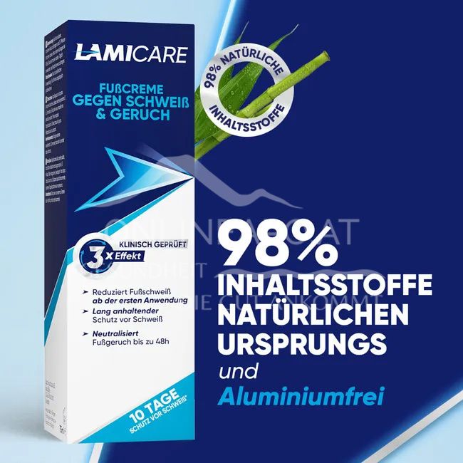 LamiCare Fußcreme Gegen Schweiß & Geruch
