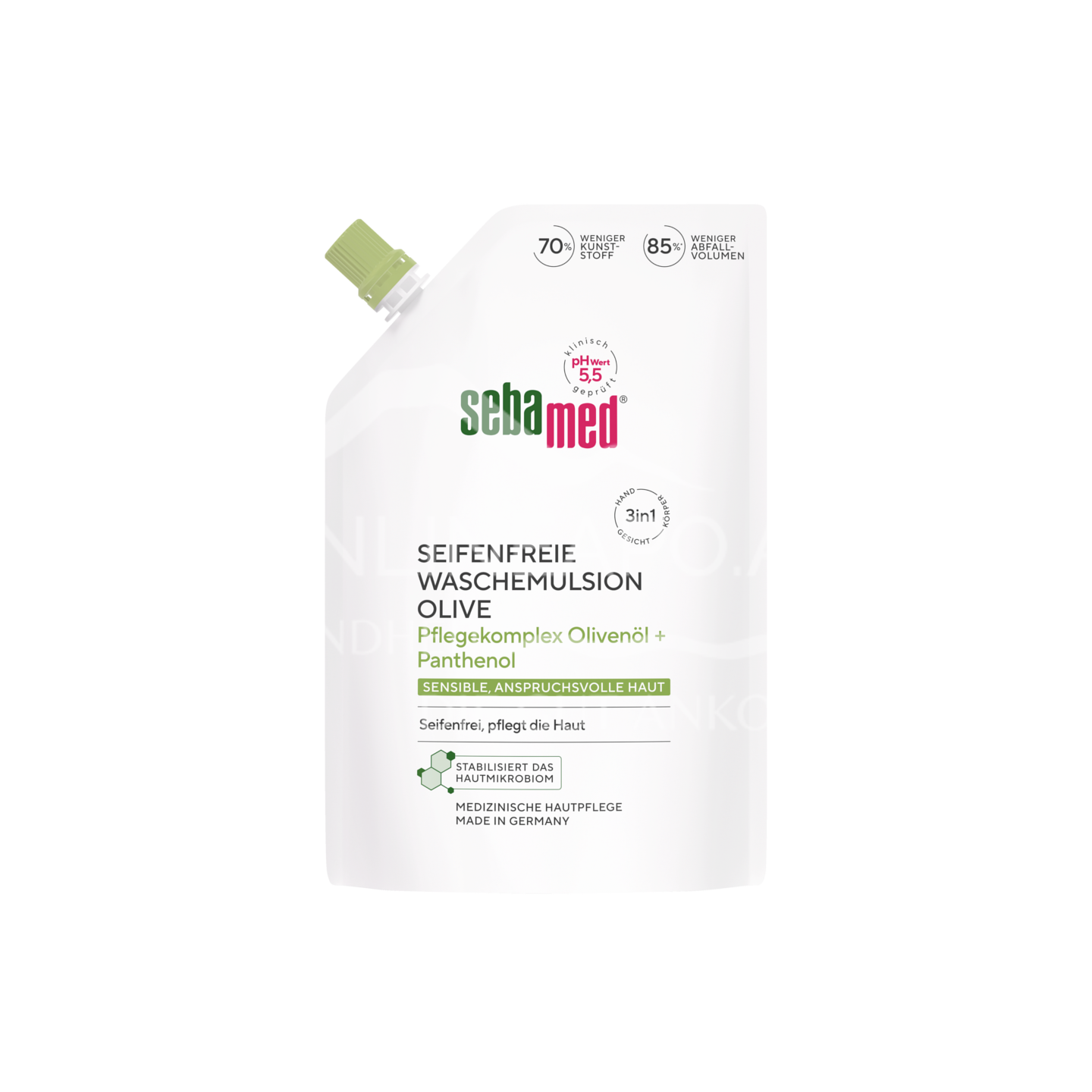 Sebamed Seifenfreie Waschemulsion Olive Nachfüllbeutel