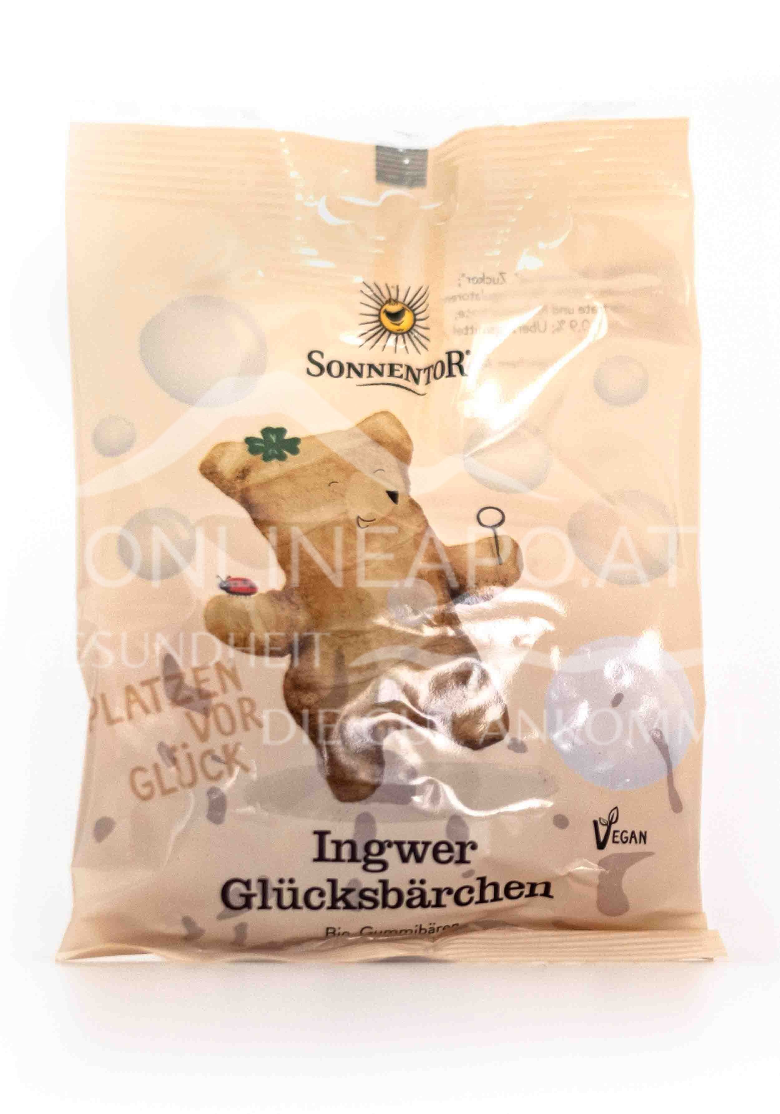 Sonnentor Ingwer Glücksbärchen Gummibärchen, bio