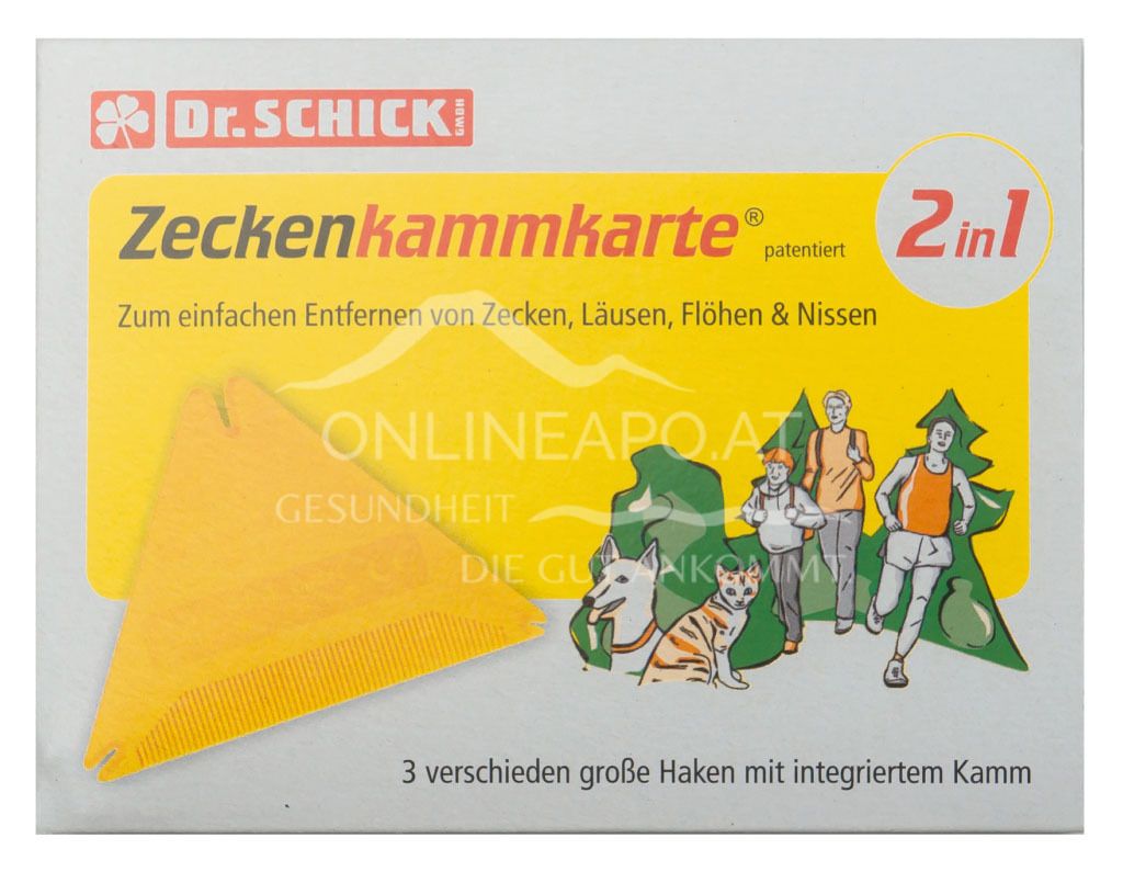 Dr. Schick Zeckenkammkarte