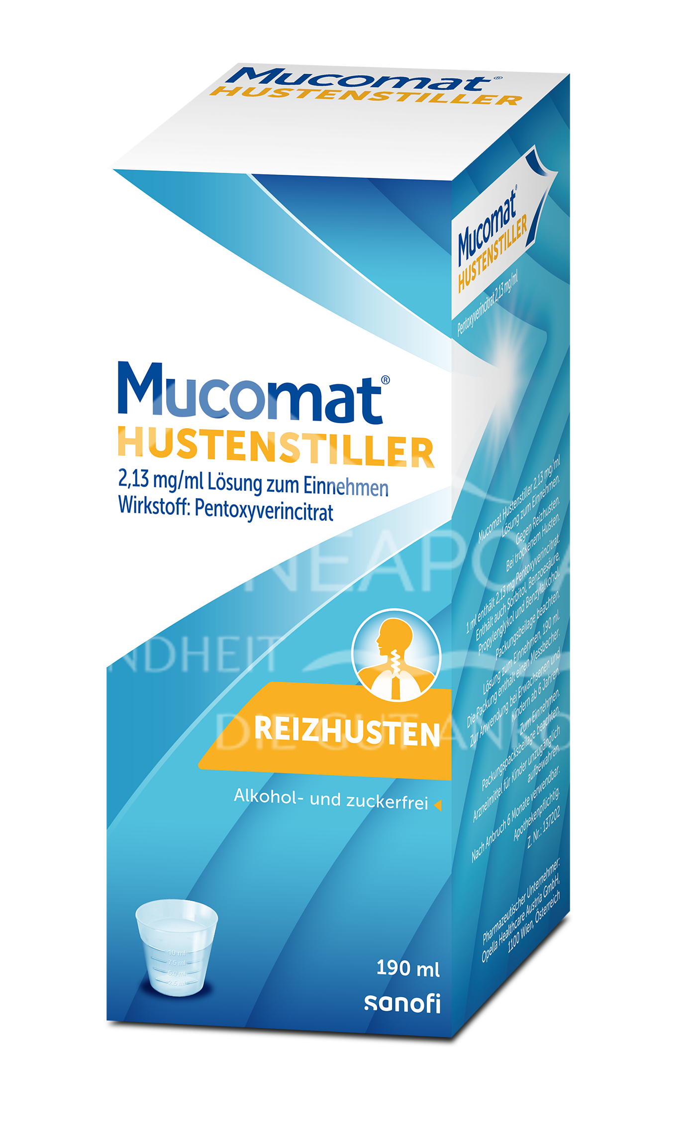 Mucomat Hustenstiller 2,13 mg/ml Lösung zum Einnehmen