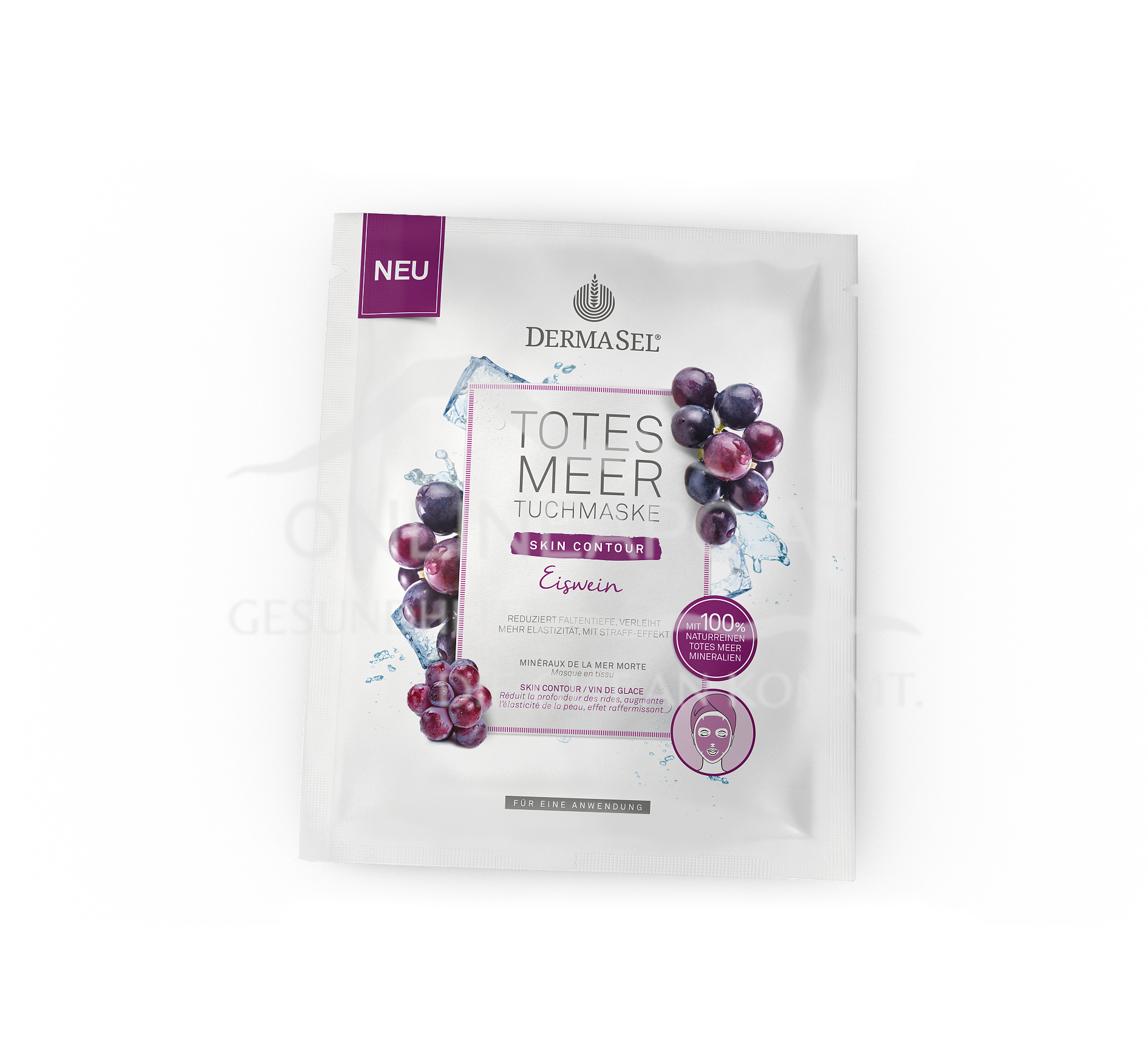 DermaSel® Totes Meer Tuchmaske Eiswein