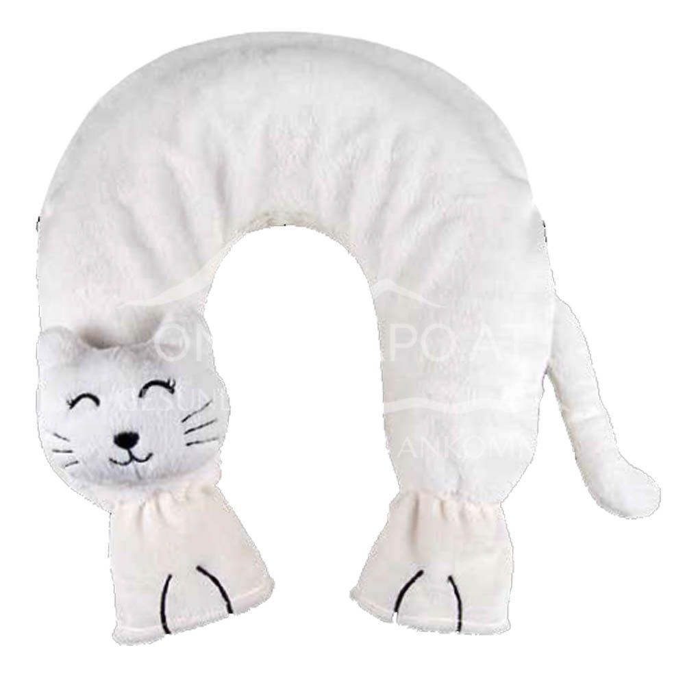Singer neck warmer with cat cover, white - 1.4L