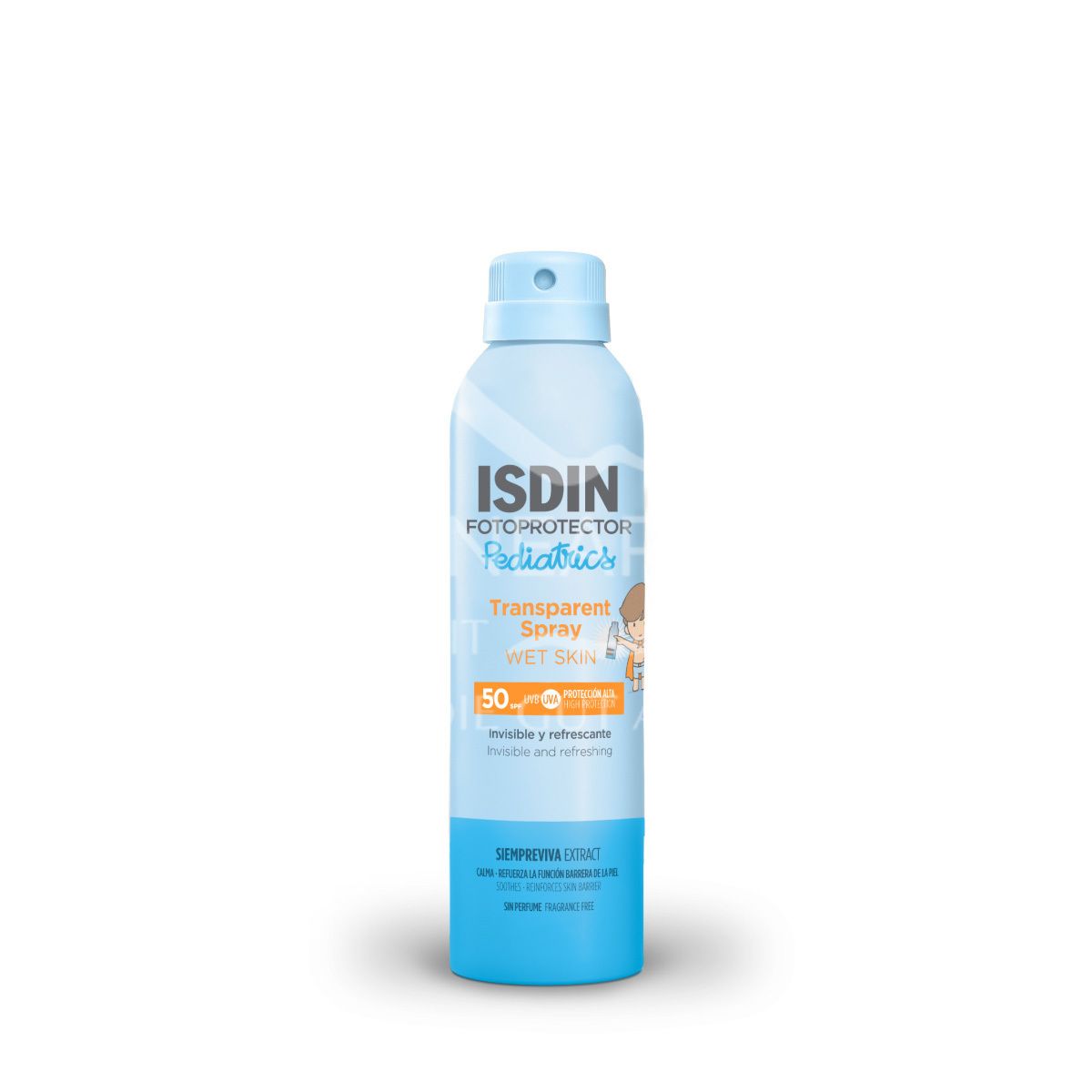 ISDIN Fotoprotector Transparent Spray Wet Skin Pediatrics LSF 50