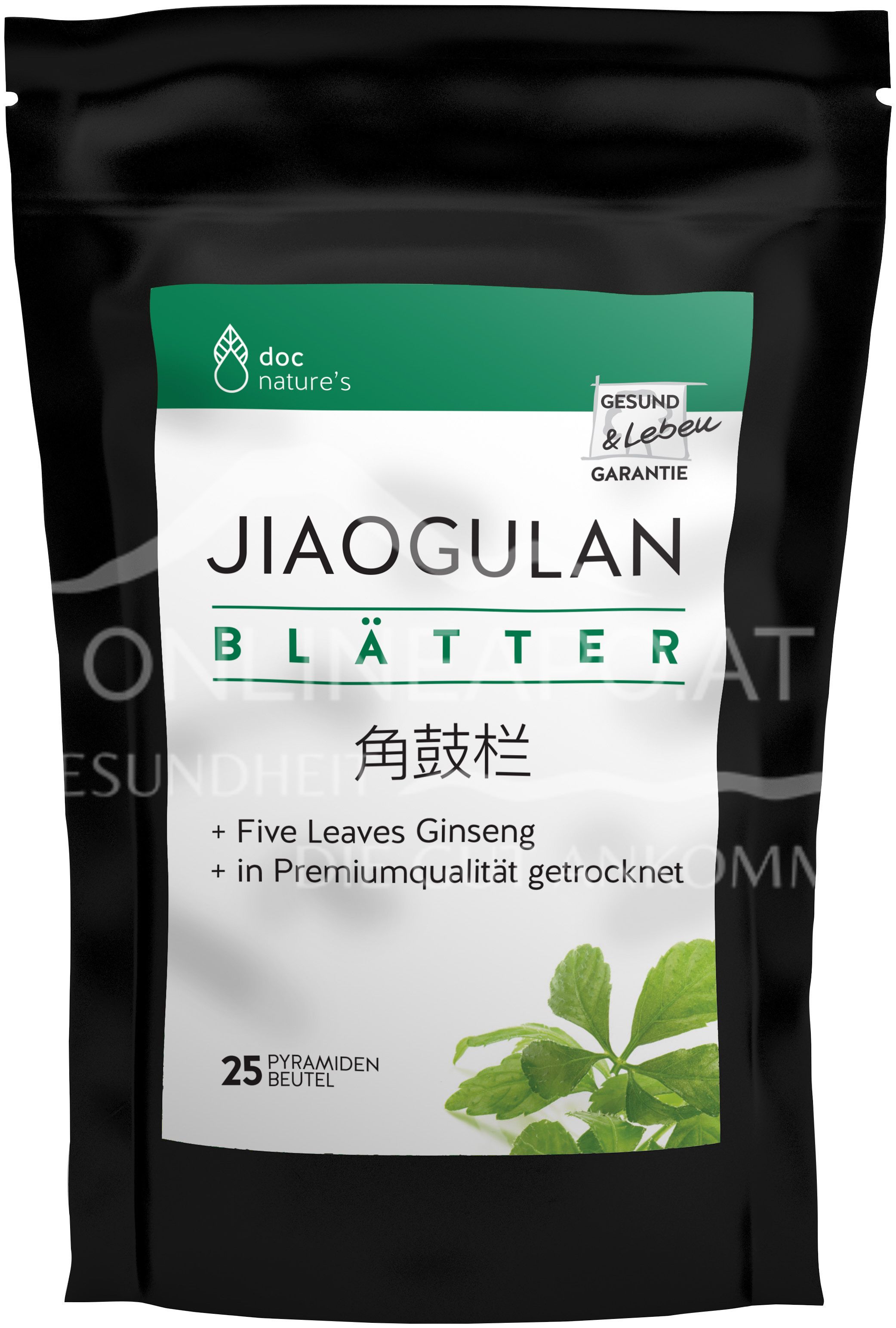 doc nature’s Jiaogulan Blätter, Pyramidenbeutel 2 g
