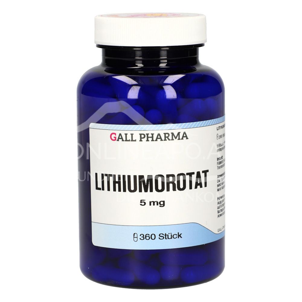 Gall Pharma Lithiumorotat 5 mg Kapseln