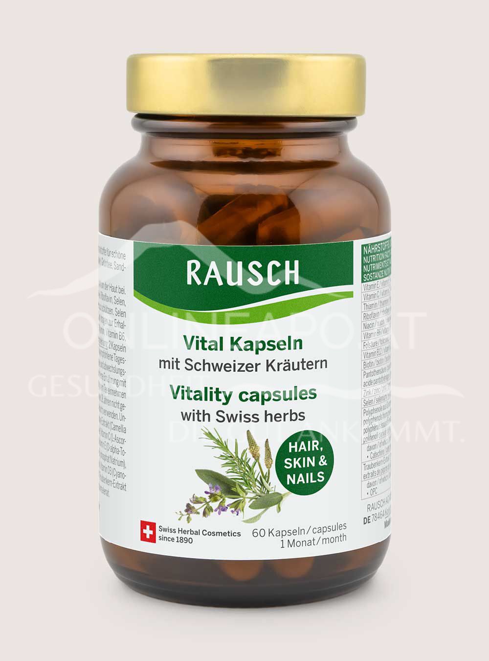 RAUSCH Vital Kapseln mit Schweizer Kräutern