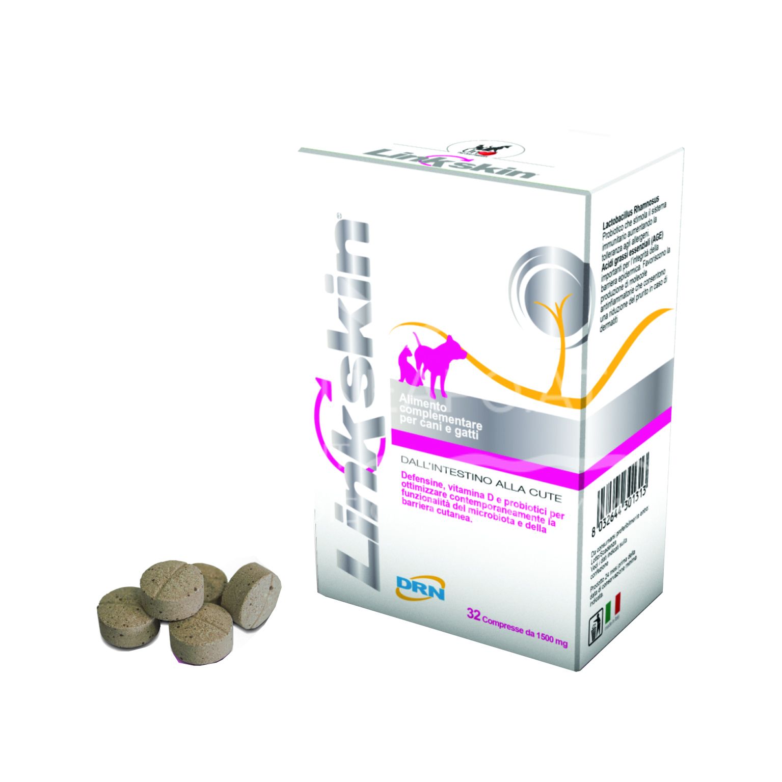 DRN Linkskin tablets for dogs and cats