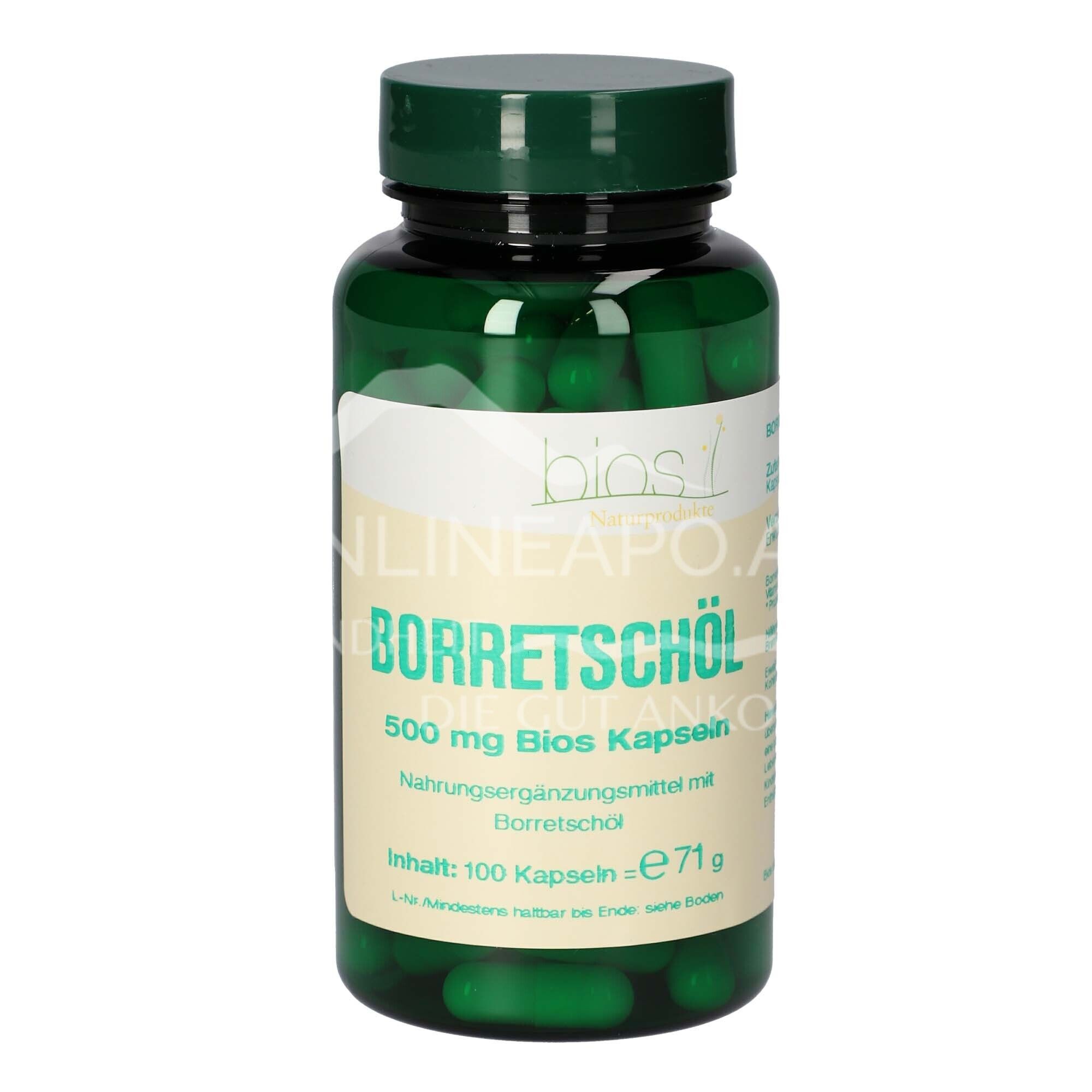 Bios borage oil 500 mg capsules