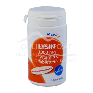 Lysin 1.000 mg + Vitamin C Tabletten