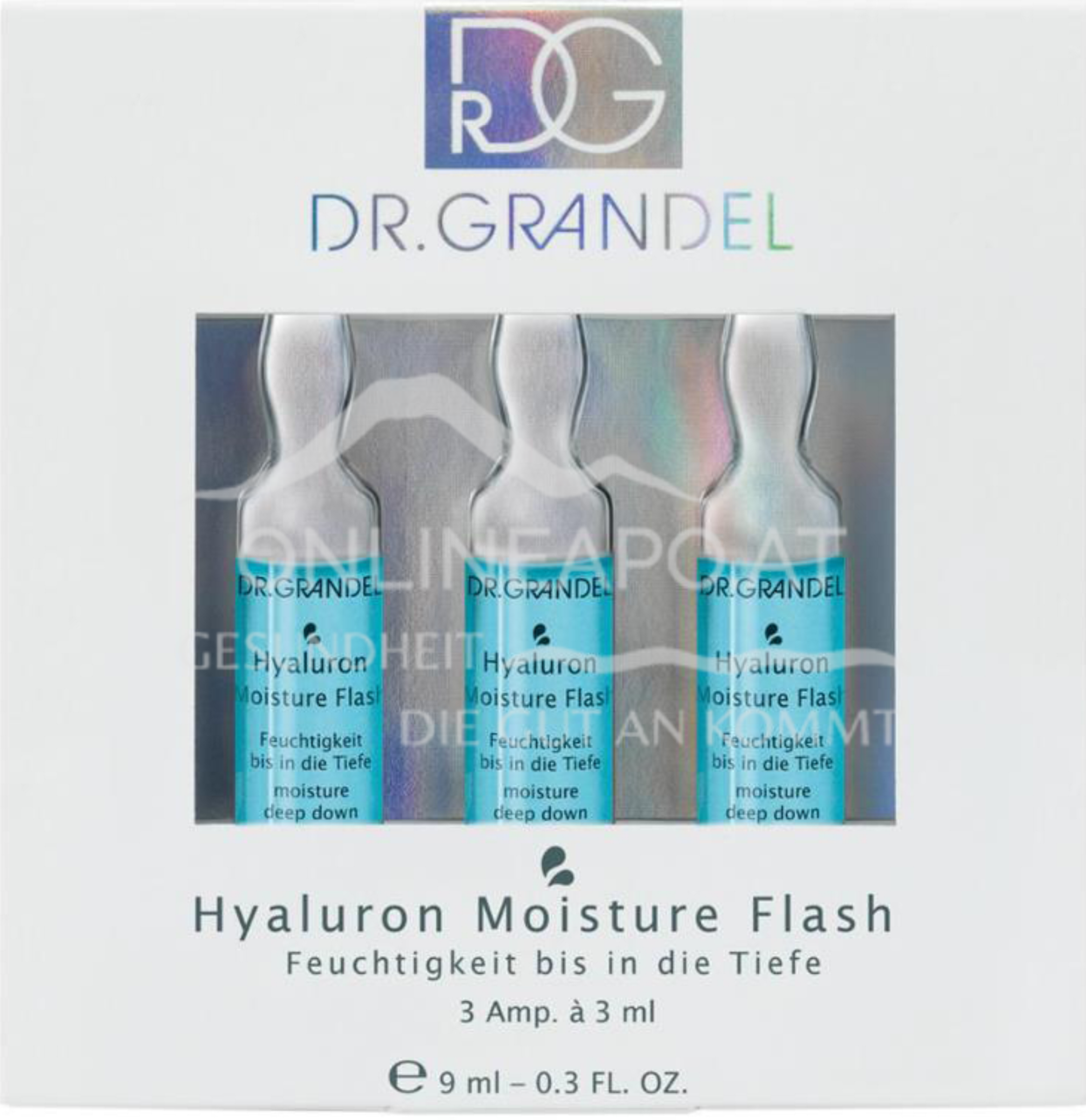 DR. GRANDEL Professional Hyaluron Moisture Flash Ampoule 3x3ml