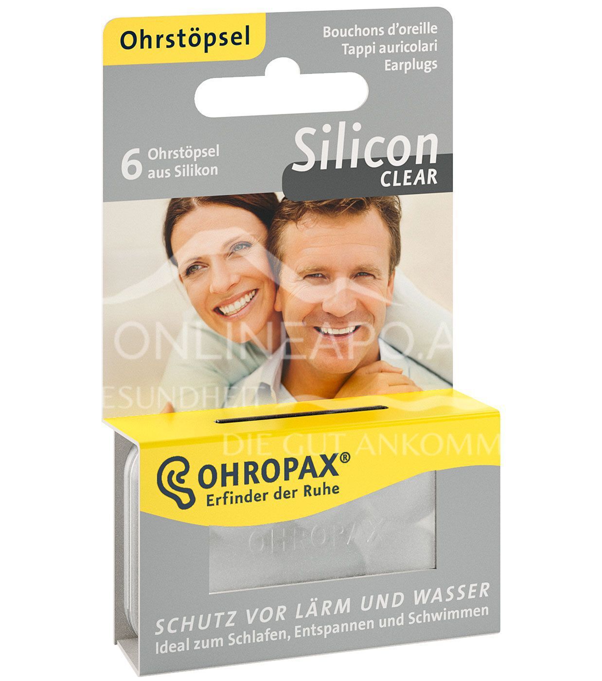 Ohropax Silicon Clear Gehörschutzstöpsel
