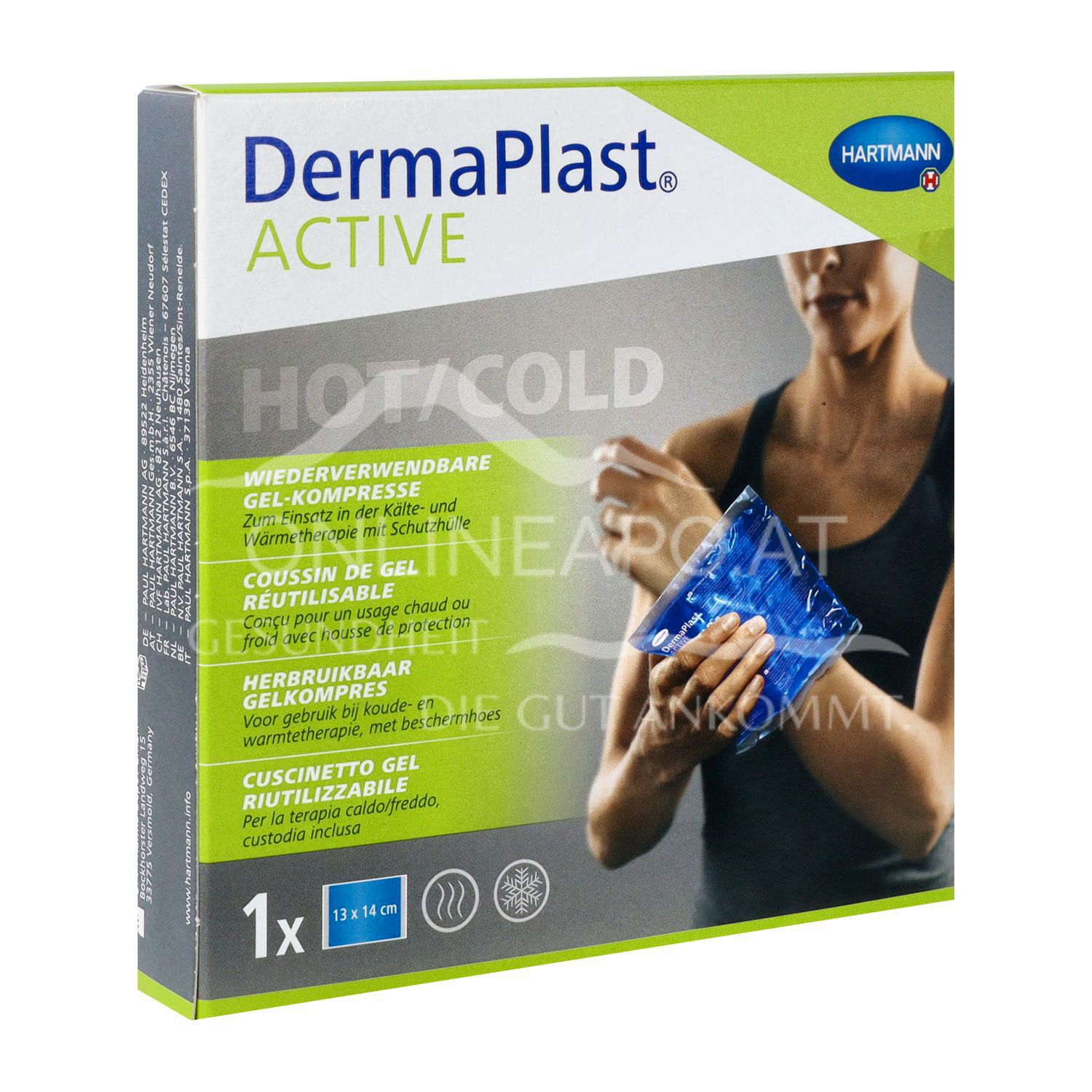 DermaPlast® ACTIVE Hot/Cold gel compress 13 x 14 cm