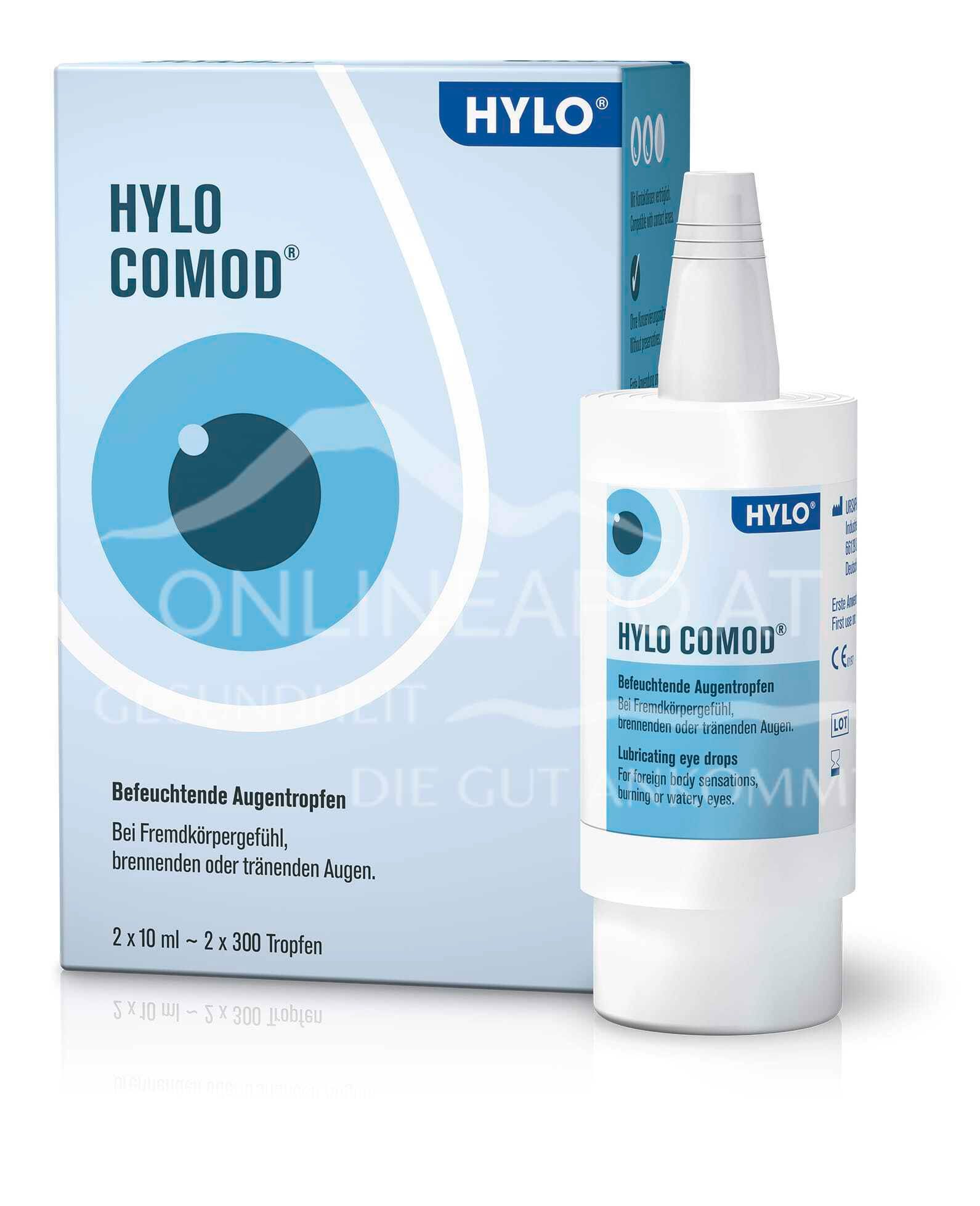 HYLO COMOD® Augentropfen 2 x 10 ml