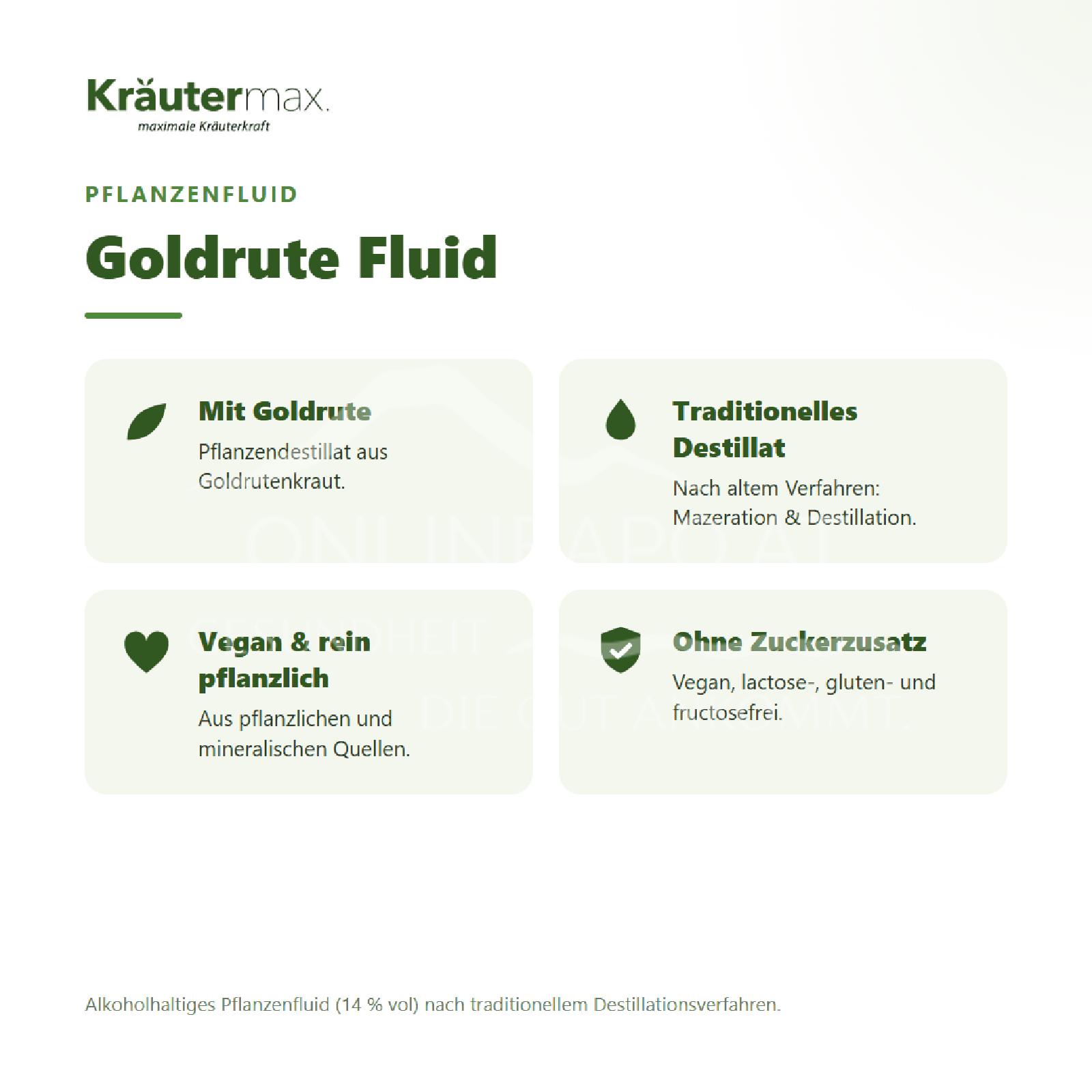 Kräutermax Goldrute Tropfen Fluid