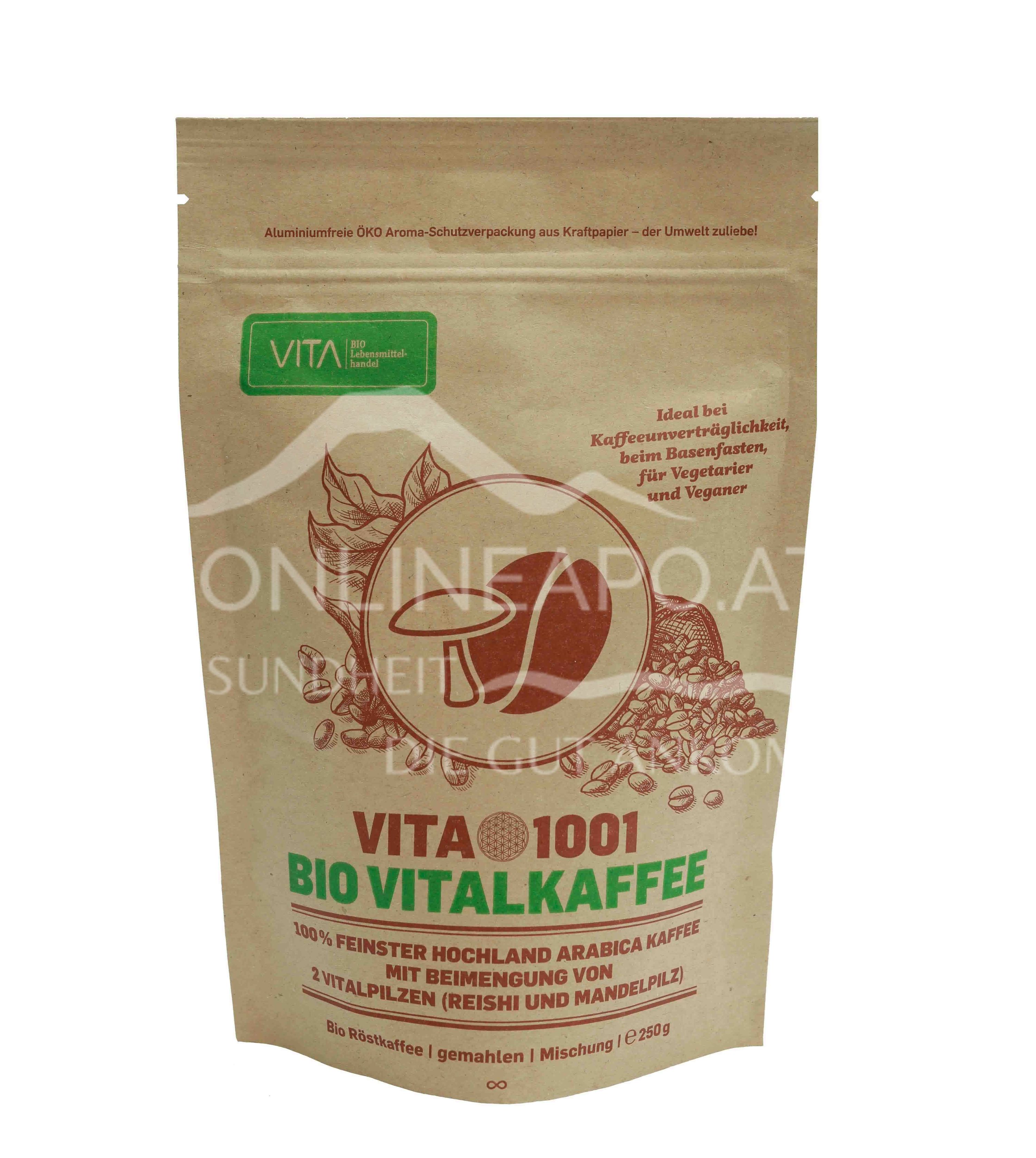 VITA1001 - Bio Vitalkaffee | PREMIUM REISHI-Kaffee Pulver