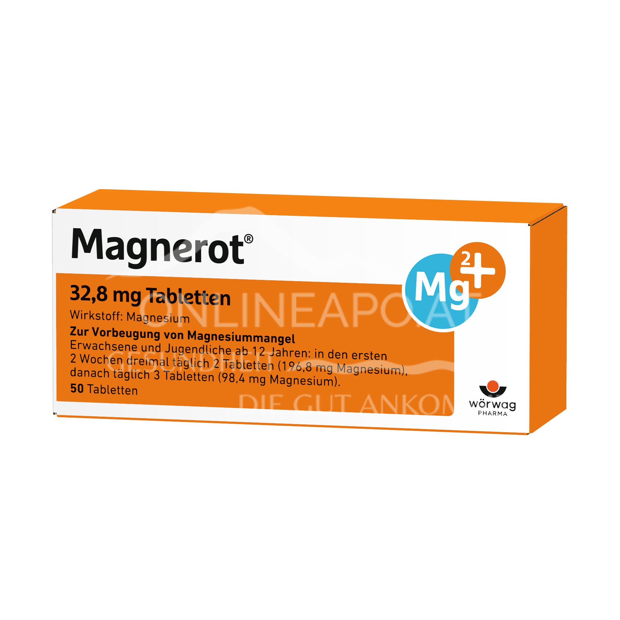 Magnerot® 32.8 mg tablets