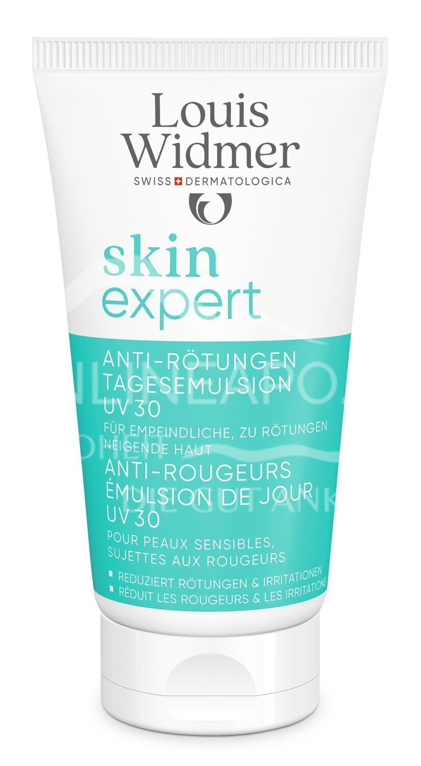 Louis Widmer skinexpert anti-redness day emulsion UV 30 - without perfume