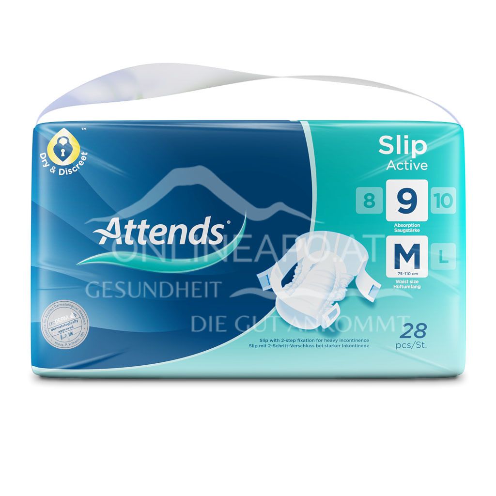 Attends Slip Active 9 M - Inkontinenz Slip