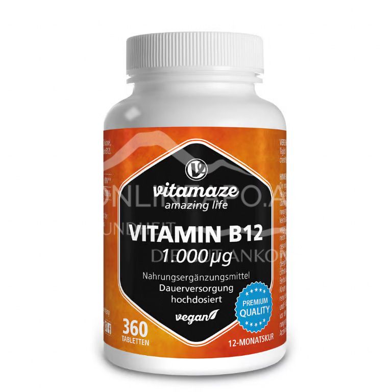 Vitamaze Vitamin B12 1000 mcg tablets