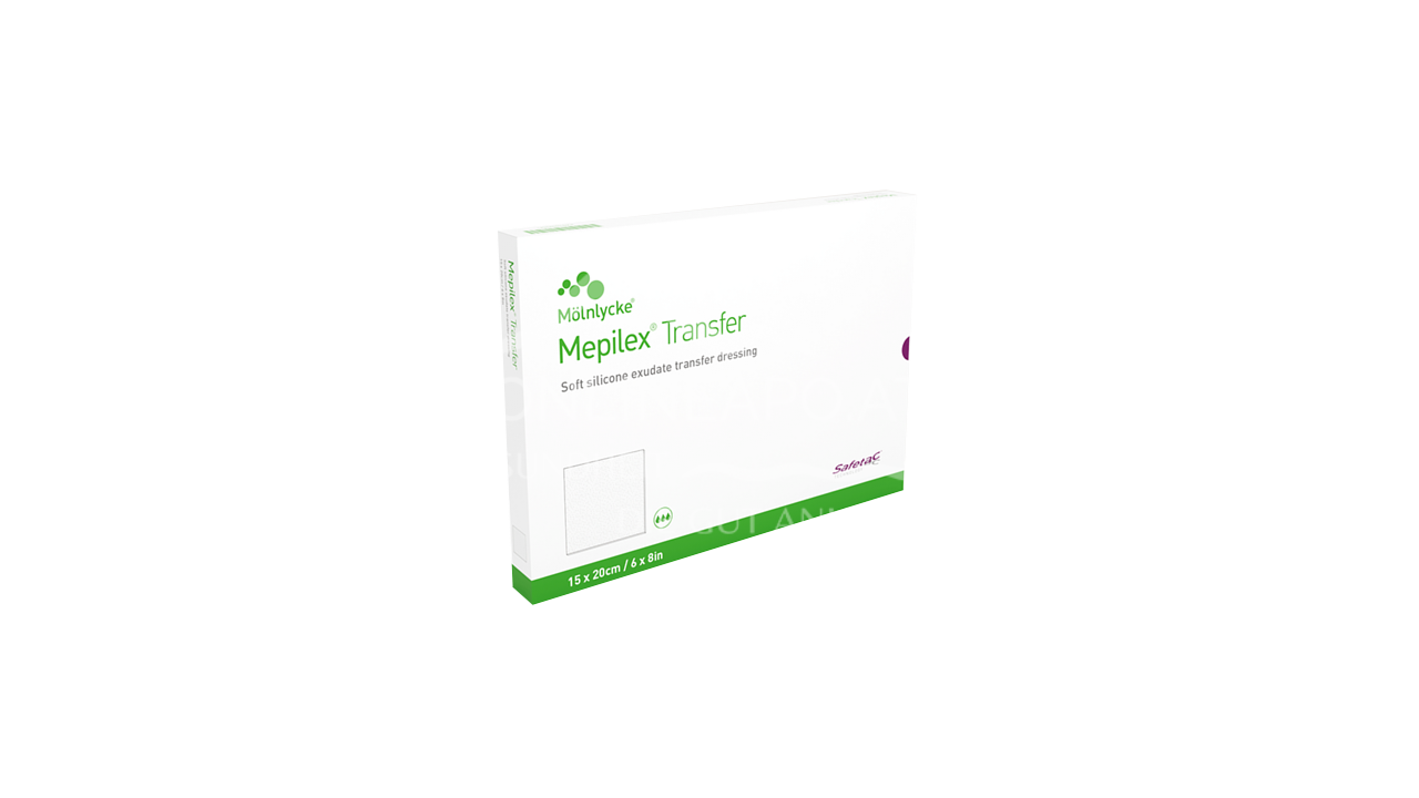 Mepilex® Transfer foam dressing sterile, 15 x 20 cm