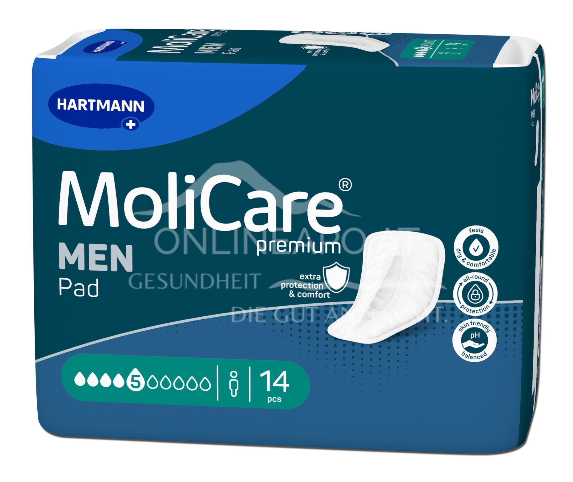 MoliCare® premium MEN Pad 5 drops incontinence pads