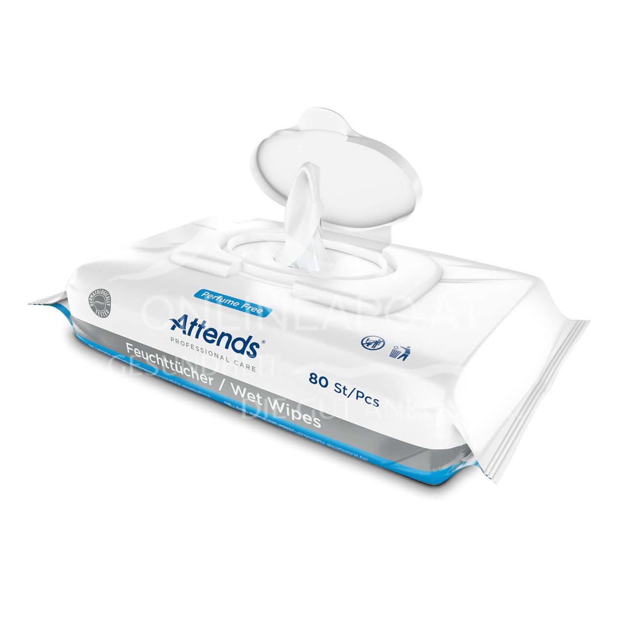 Attends Professional Care Feuchttücher 12 x 80 Stück