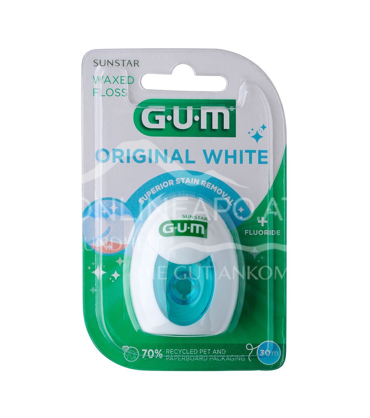 GUM® Original WHITE waxed dental floss