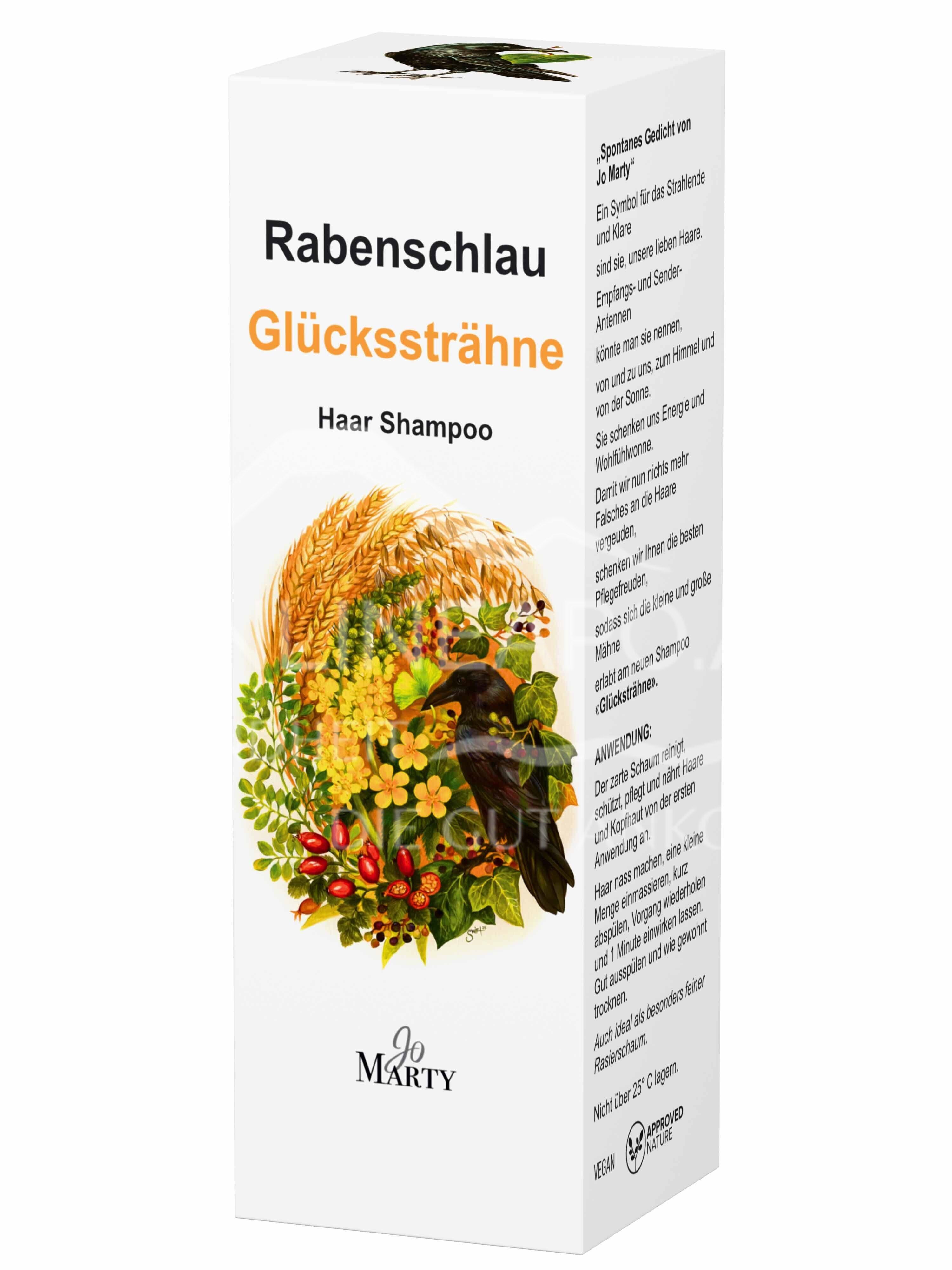 Jo Marty Rabenschlau Glückssträhne Haar Shampoo